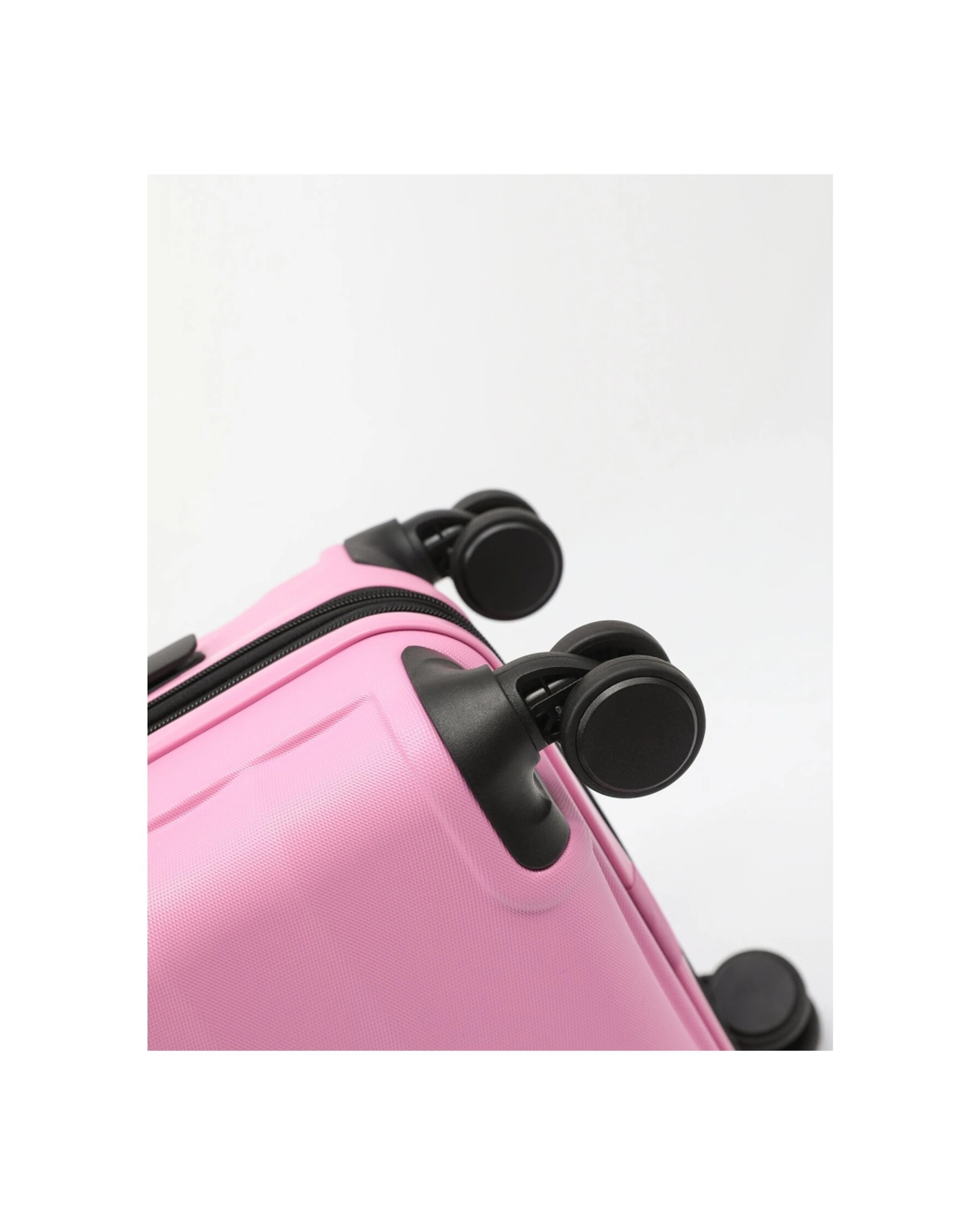 4 Tosca Individual Onboard Case Hard Shell Spinner Wheels Lock 20in - Pink, 4 of 6