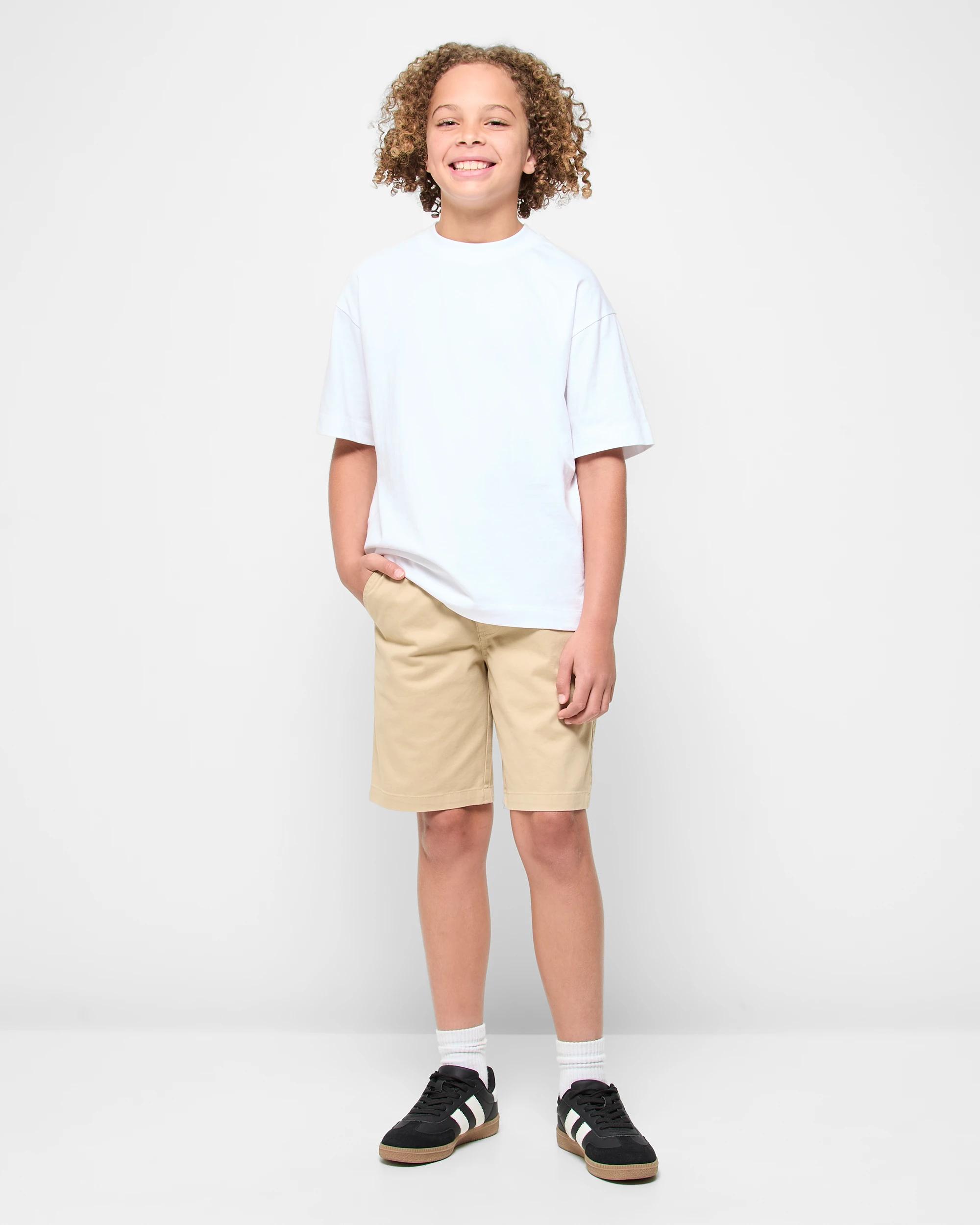 2 Target Pull On Chino Shorts TAN, 2 of 5