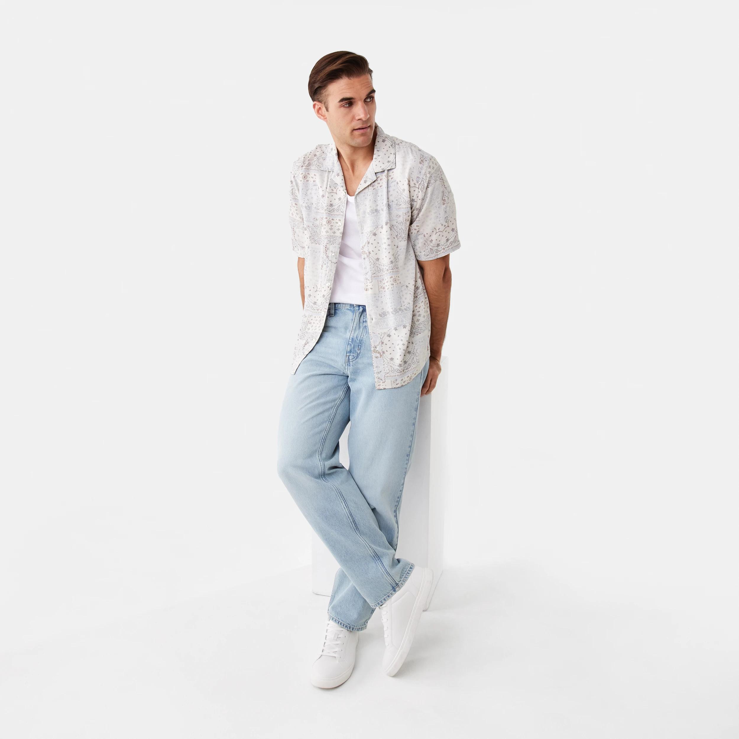 9 Short Sleeve Resort Print Shirt Bandana, 9 of 10