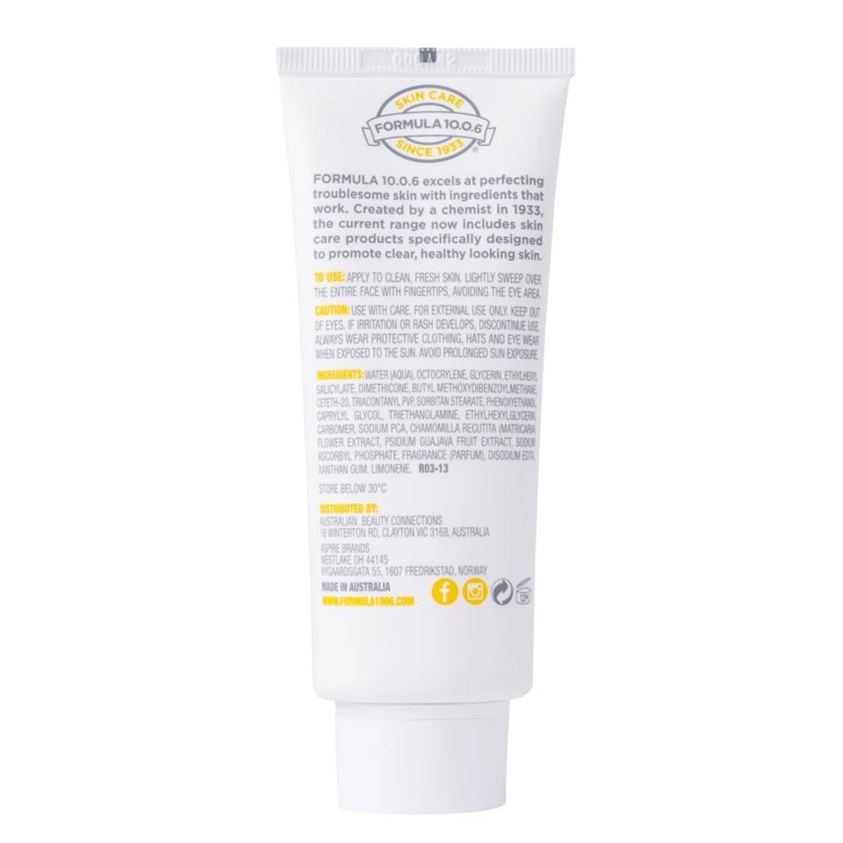 2 Formula 10.0.6 Picture Perfect Day Gel Moisturiser with SPF15 75ml - Guava and Vitamin C, 2 of 2