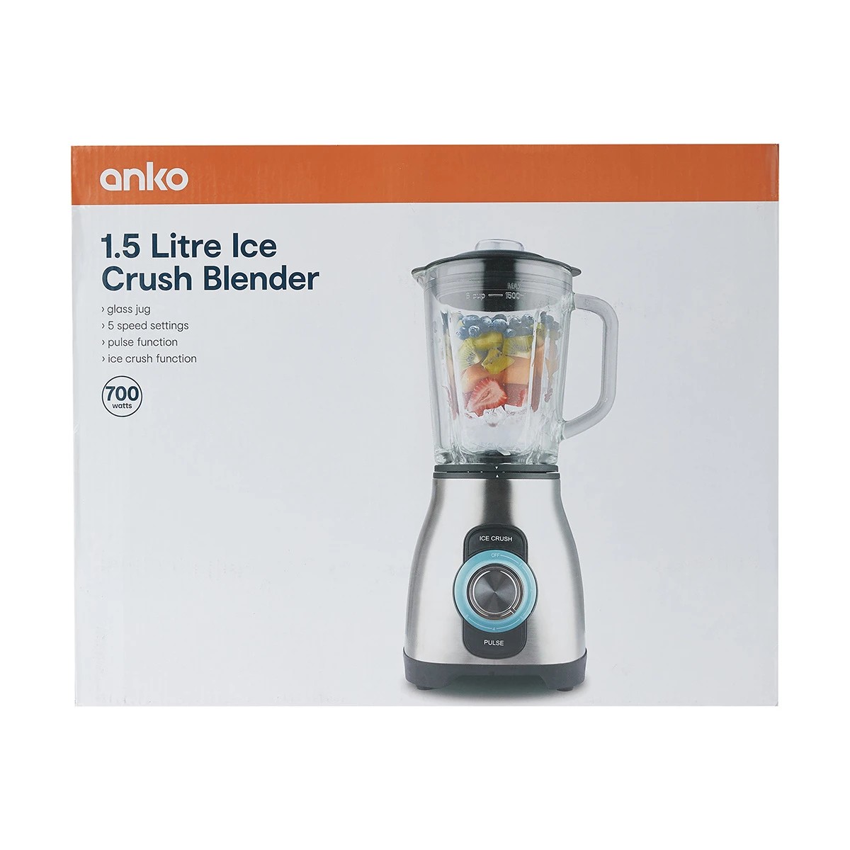 7 1.5L Ice Crush Blender - Silver, 7 of 7