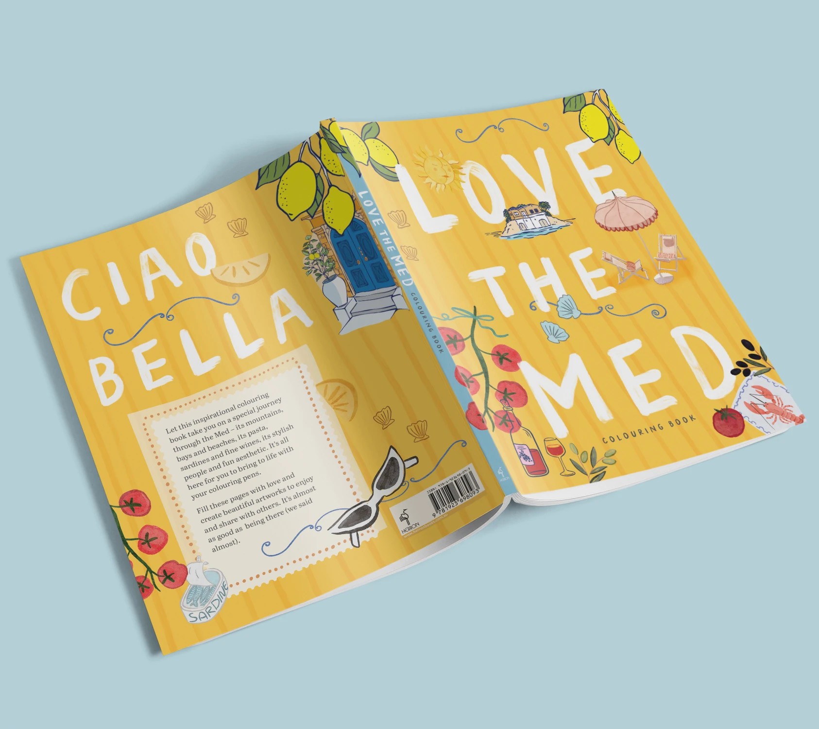 1 Love the Med Colouring Book, 1 of 6