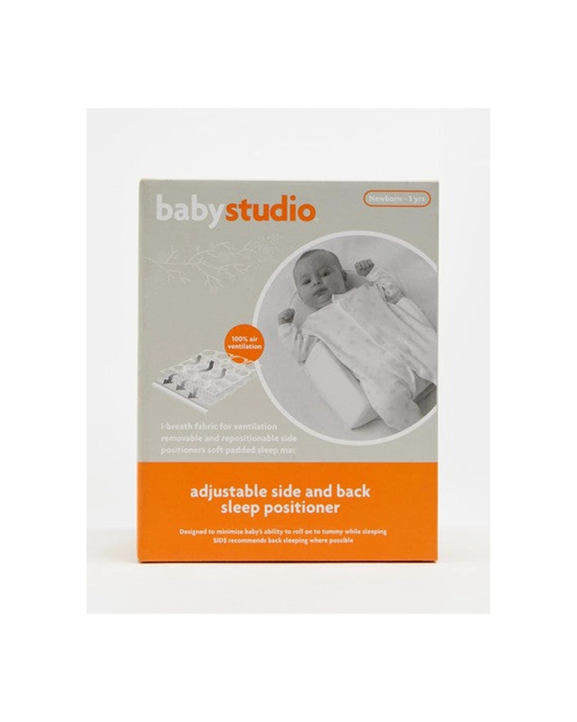 5 Baby Studio Elevated Side And Back Sleep Positioner Adjustable Wedge Newborn - Assorted, 5 of 5