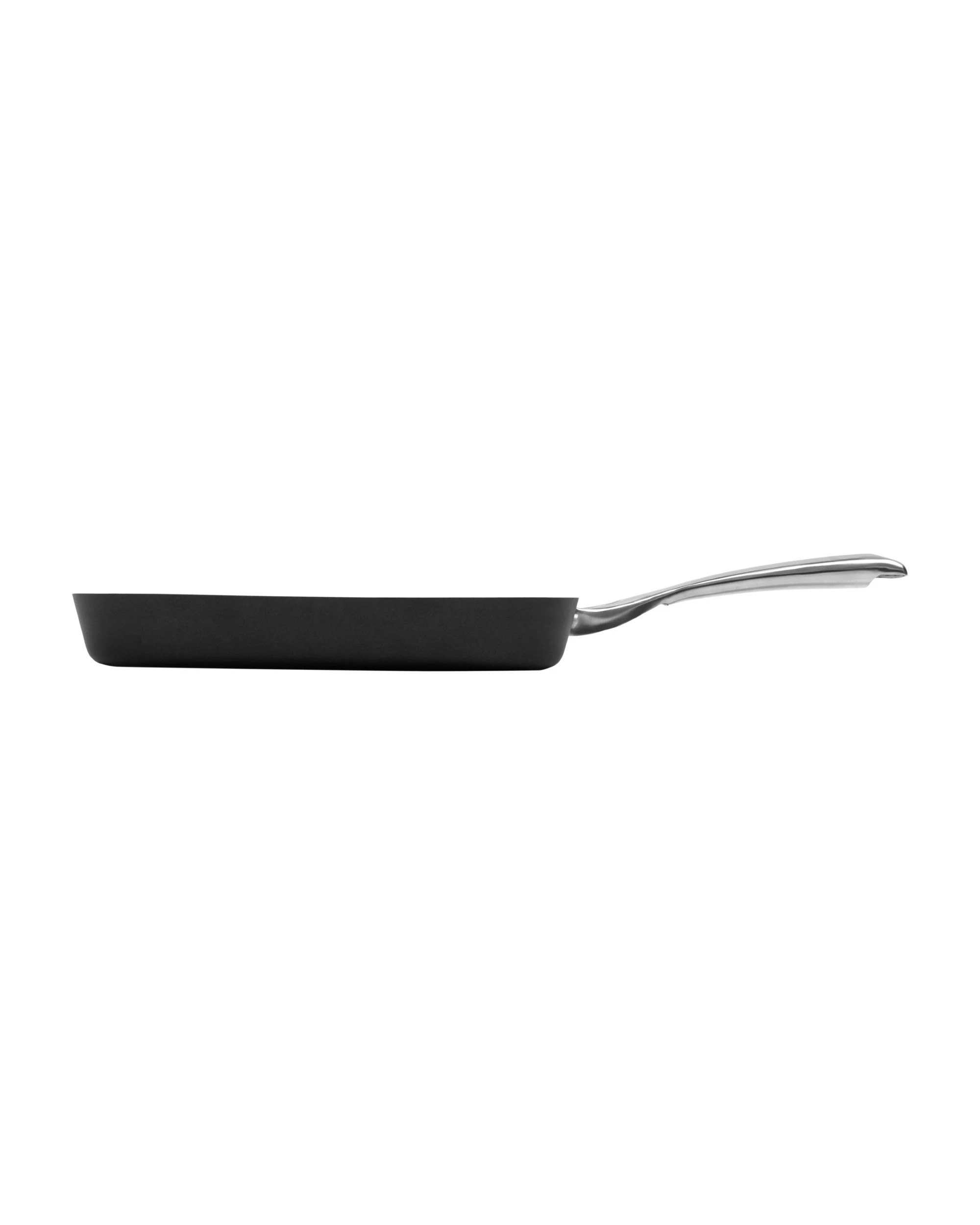 5 Gourmet Kitchen Meteore Non-Stick Square Grill Pan 28cm - Black and Silver, 5 of 8