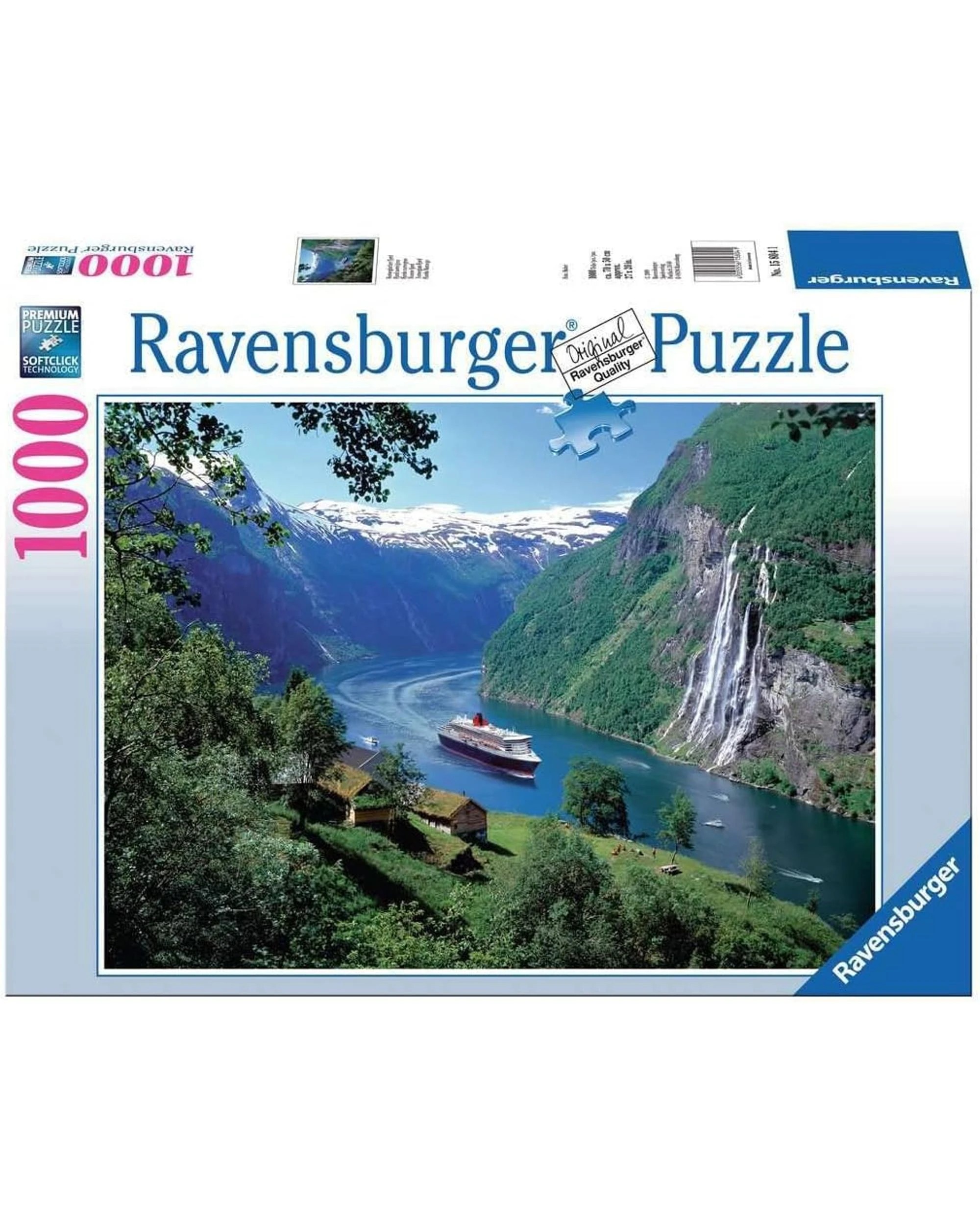 1 Ravensburger Norwegian Fjord 1000 Piece Puzzle, 1 of 1
