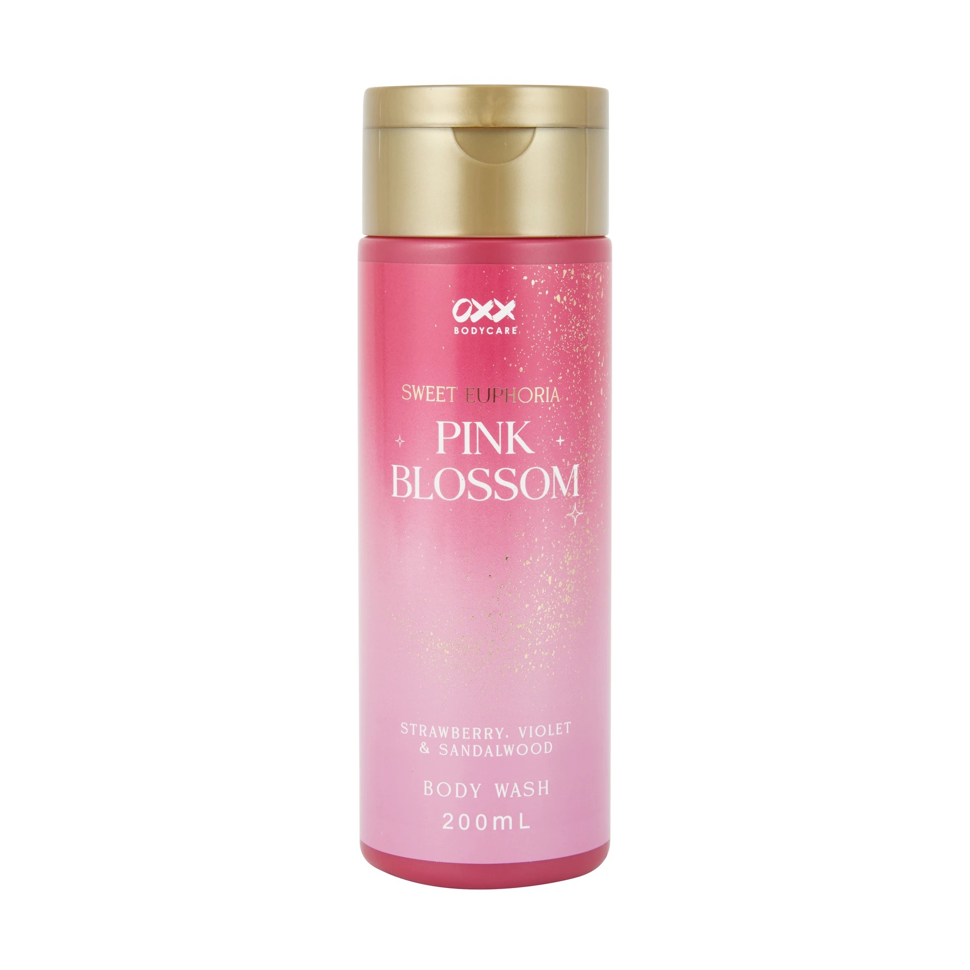 1 OXX Bodycare Pink Blossom Sweet Euphoria Body Wash 200ml - Strawberry, Violet and Sandalwood, 1 of 3