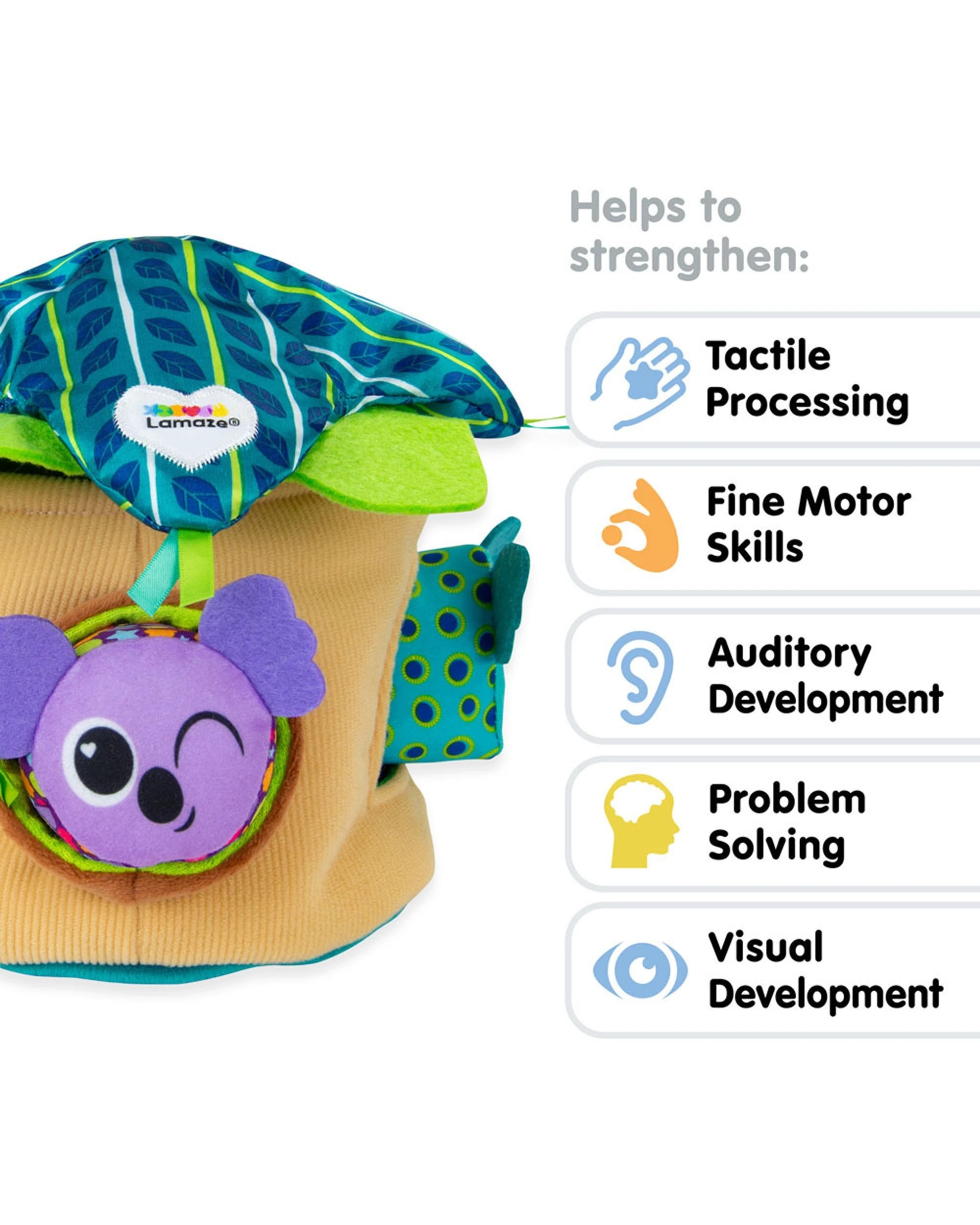 5 Lamaze 4pc Walla Walla Koala & Friends Tree Sorter Toy Set - Multi, 5 of 8