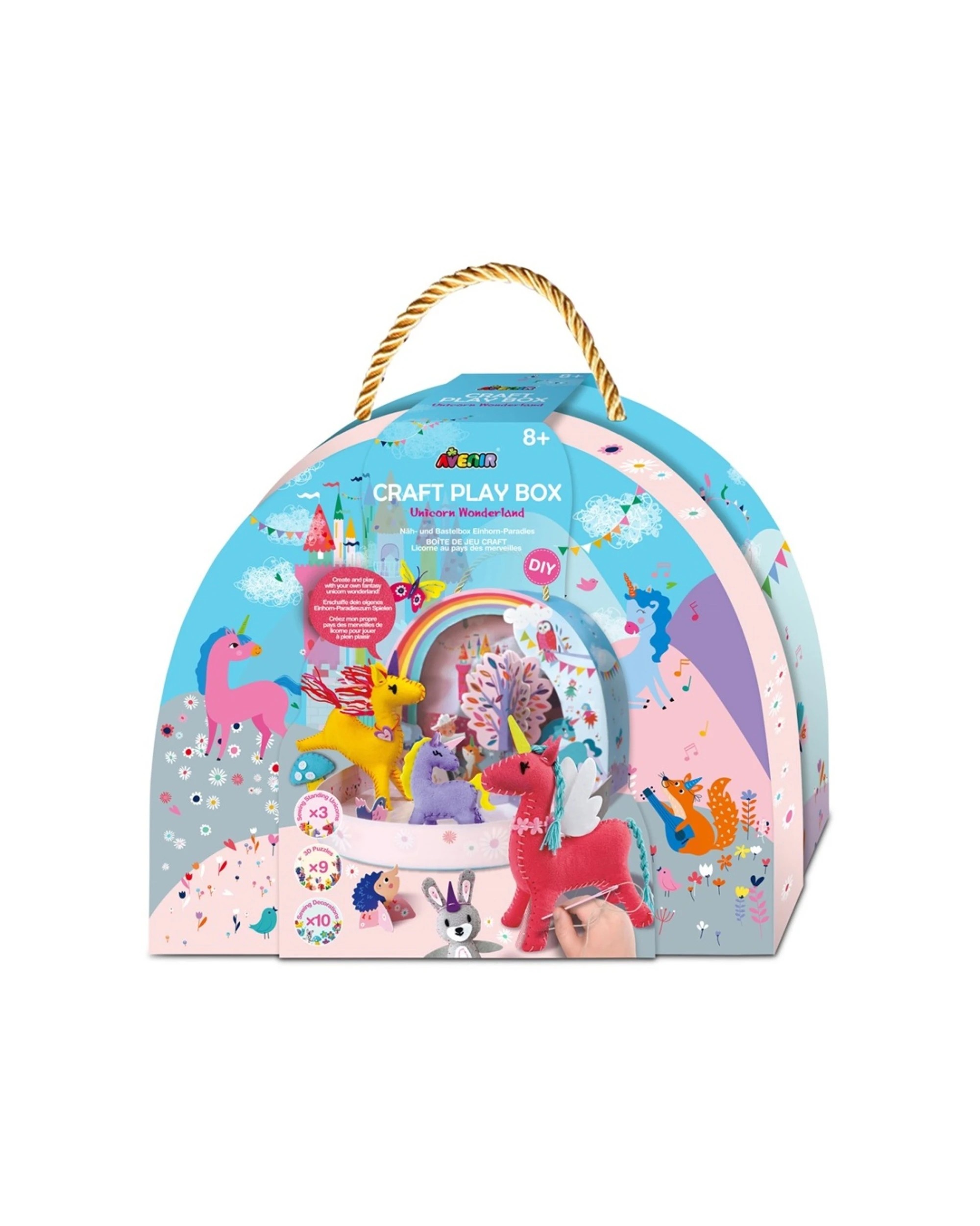 1 Avenir Craft Play Box Unicorn Wonderland Art Draw Paint Kids Activity Kit, 1 of 3