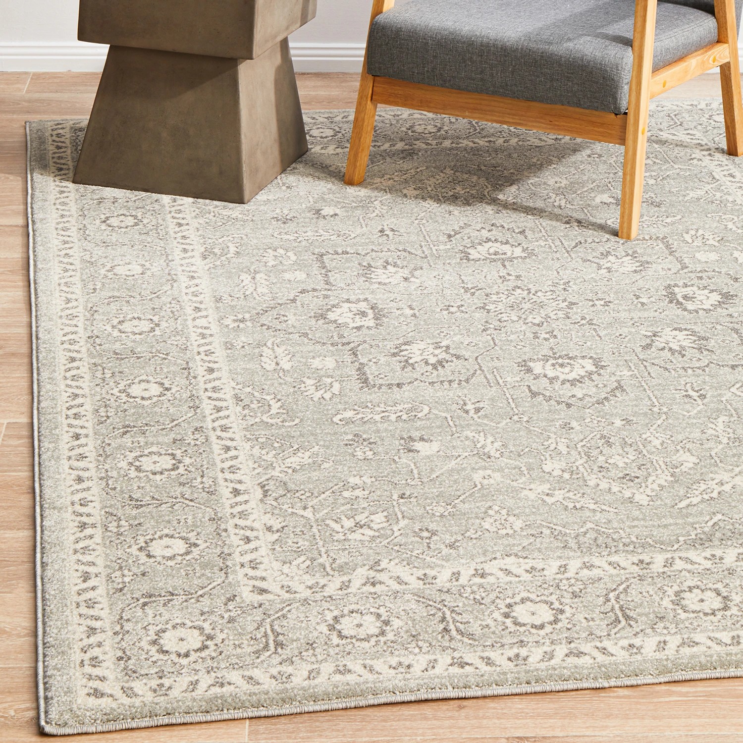4 Common Ground Rugs Encore 261 230x160cm - Medium Power Loomed Pet Friendly Floor Rug - Silver, 4 of 8