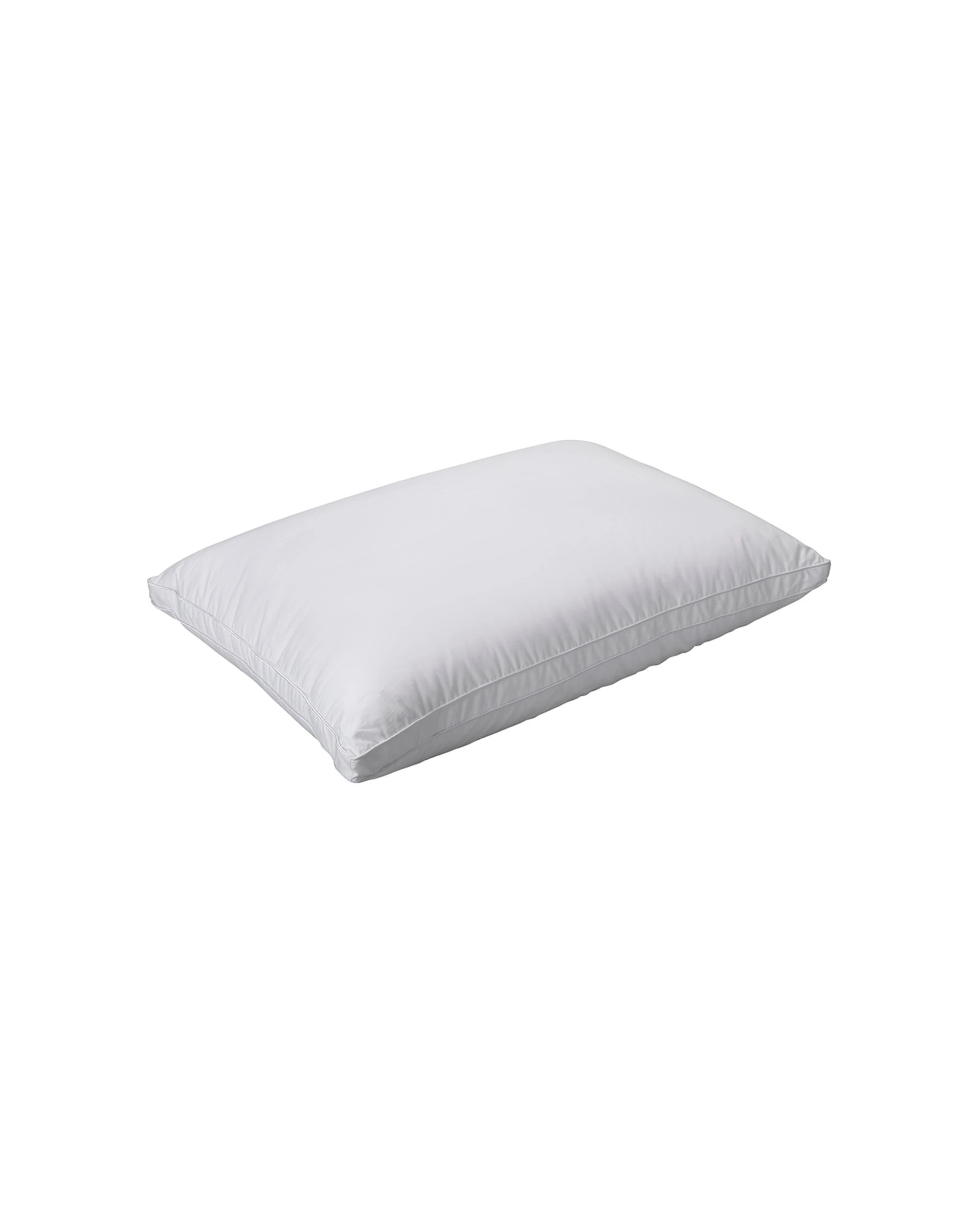 1 Bianca Relax Right Microfibre Pillow Medium Profile 49x72cm - White, 1 of 2
