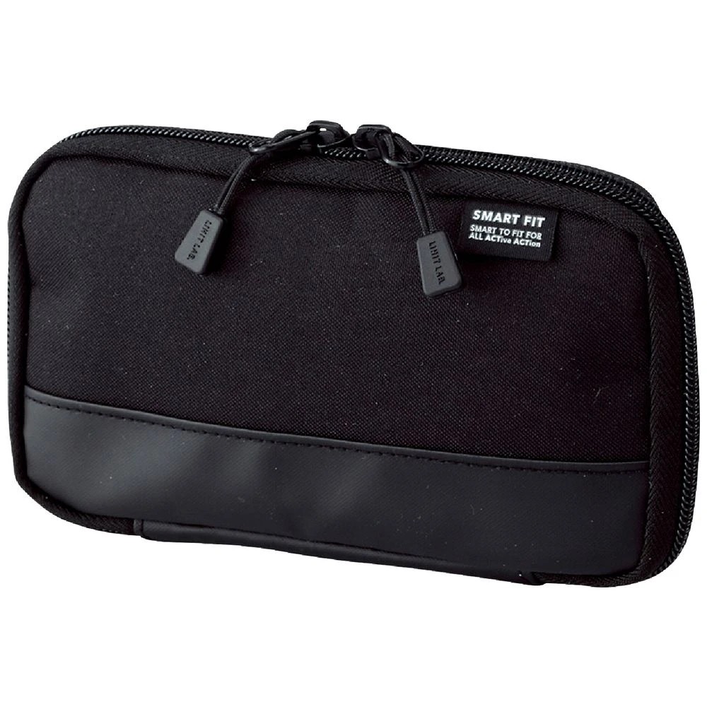 1 Smart Fit Single Zip Compact Pencil Case Black, 1 of 3