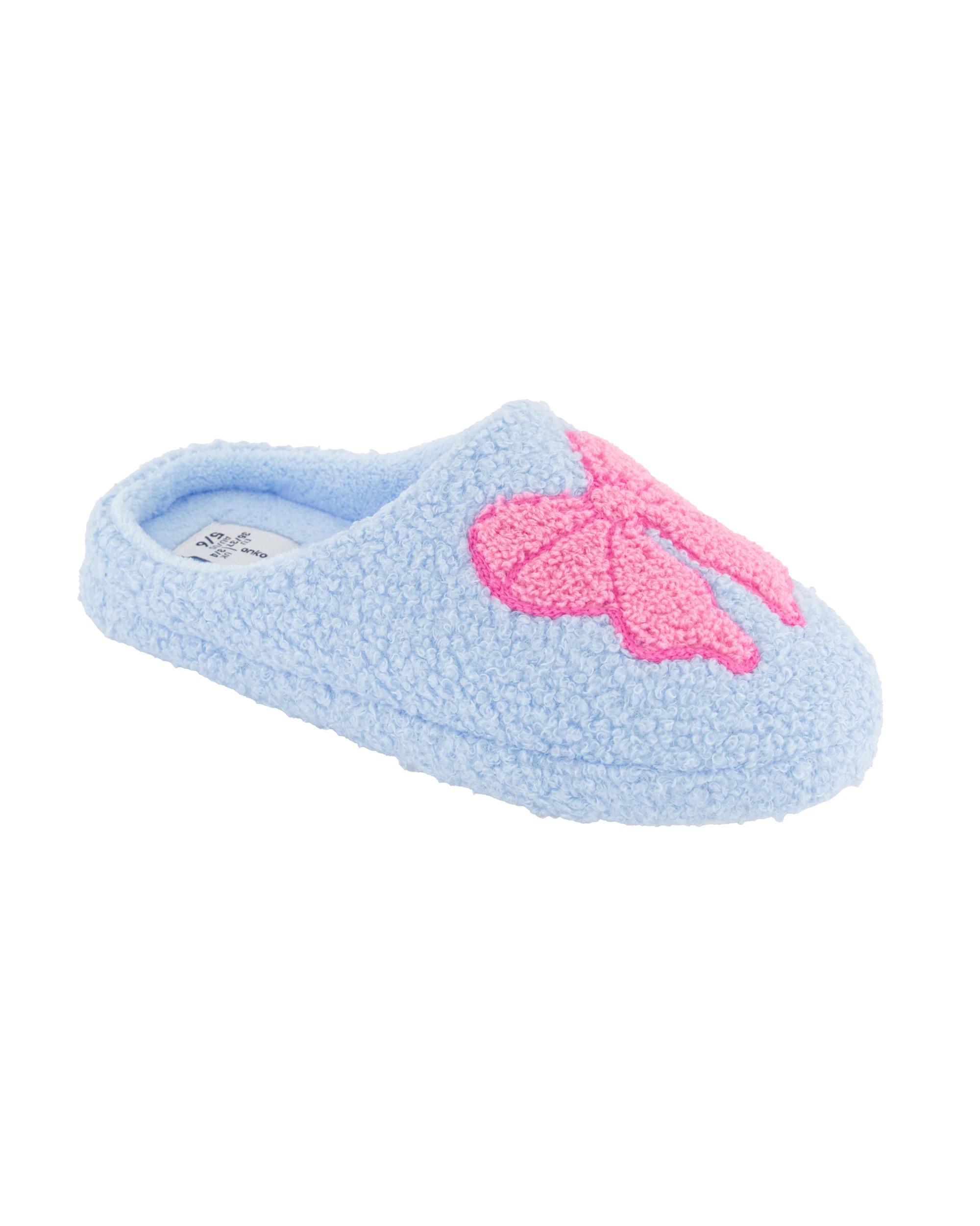 1 Boucle Scuffs Lt Blu Bow, 1 of 3