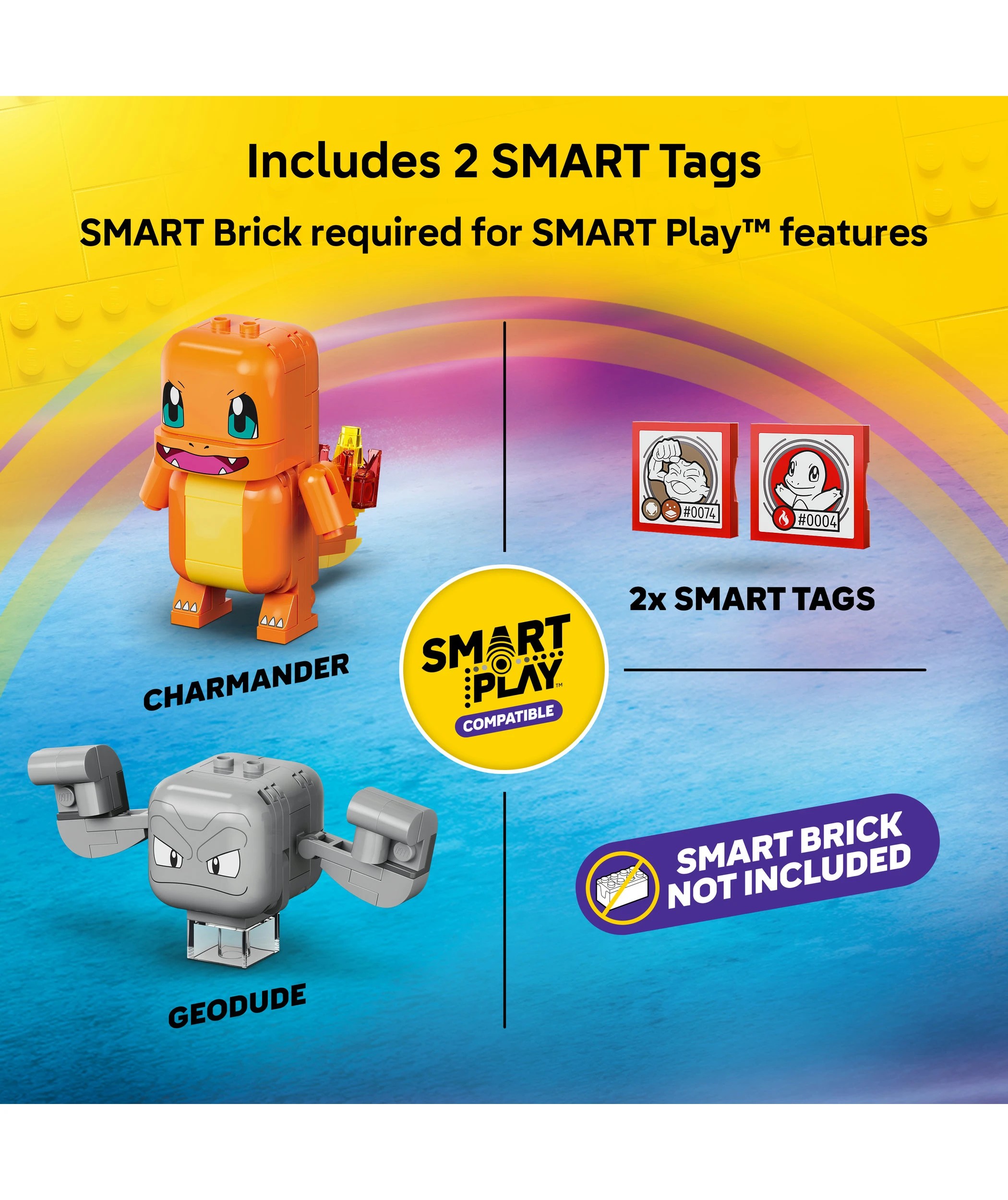 6 LEGO Pokemon SMART Play: Charmander and Geodude's Cavern Clash 72157, 6 of 11