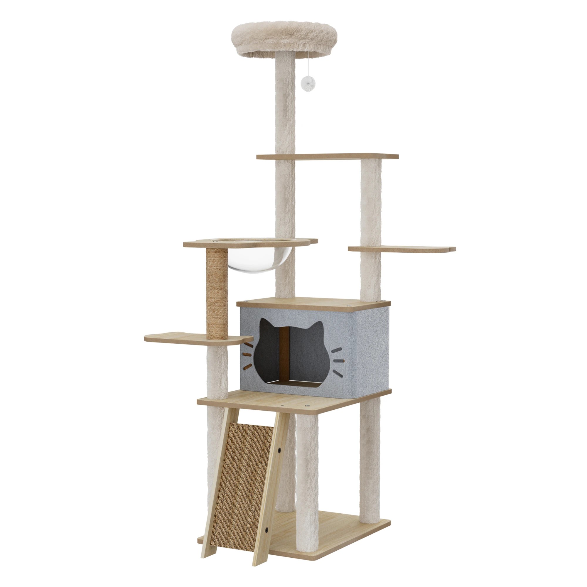 1 Pawz Cat Tree 7-tier 160cm, 1 of 7