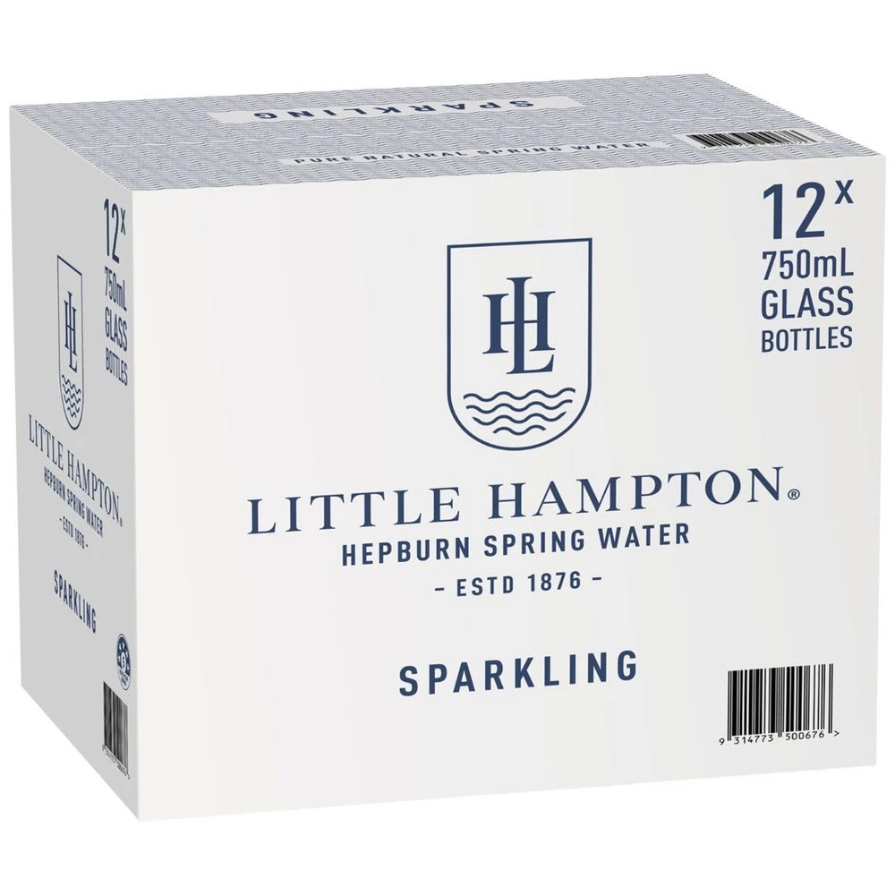3 Little Hampton Sparkling Water Glass Bottle 750mL 12 Pack, 3 of 3