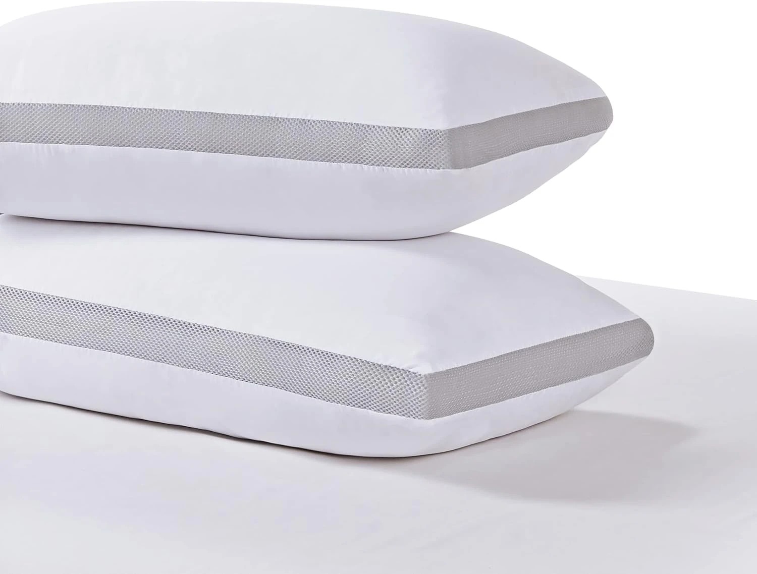 2 Gioia Casa 2-Pack Bamboo Cooling Pillows Plush Down Standard Size, 2 of 6