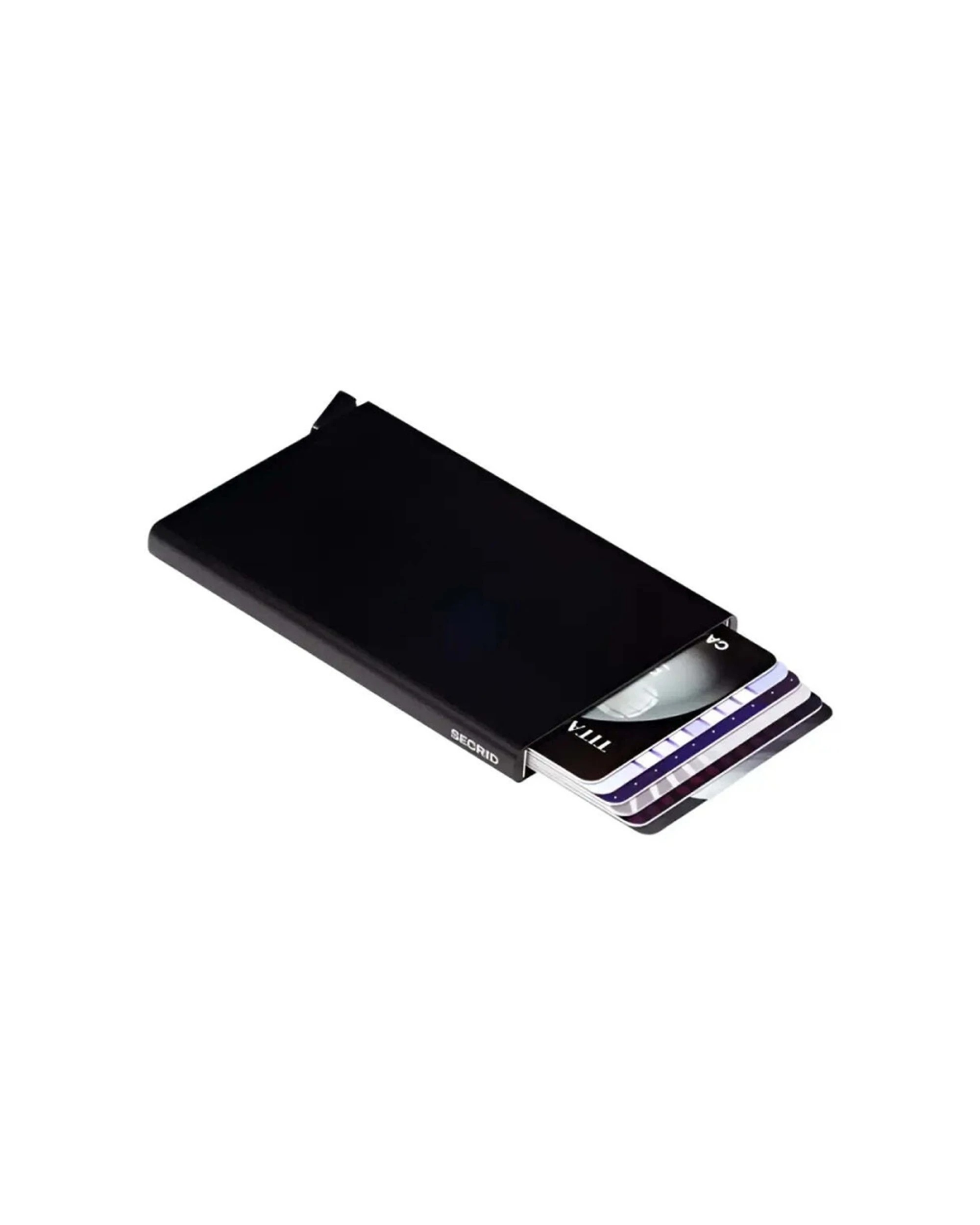 4 Secrid Cardprotector Compact RFID Aluminium Cards Wallet - Black, 4 of 4