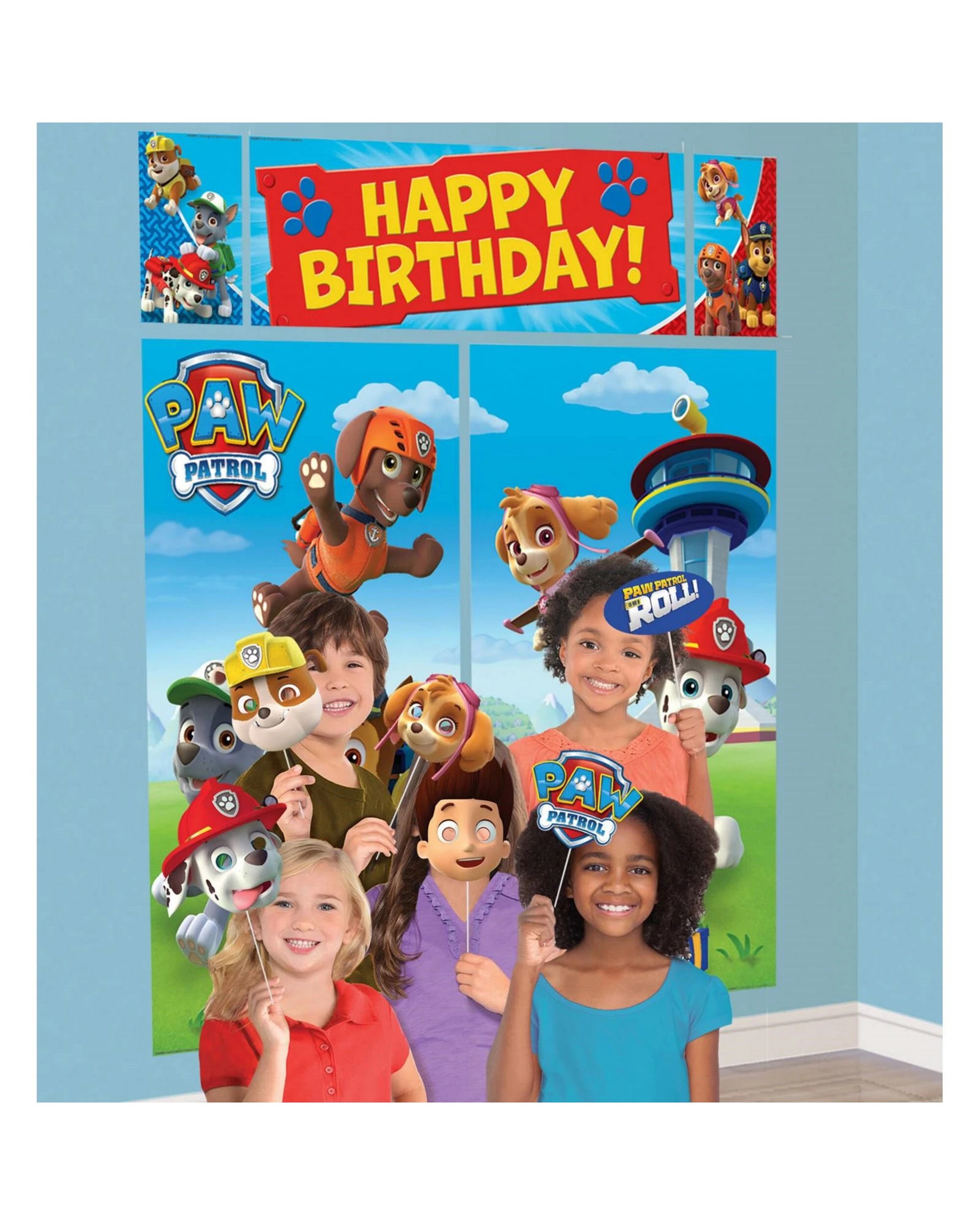 2 PAW Patrol Paw Patrol Scene Setter with Photo Props - Multi, 2 of 3
