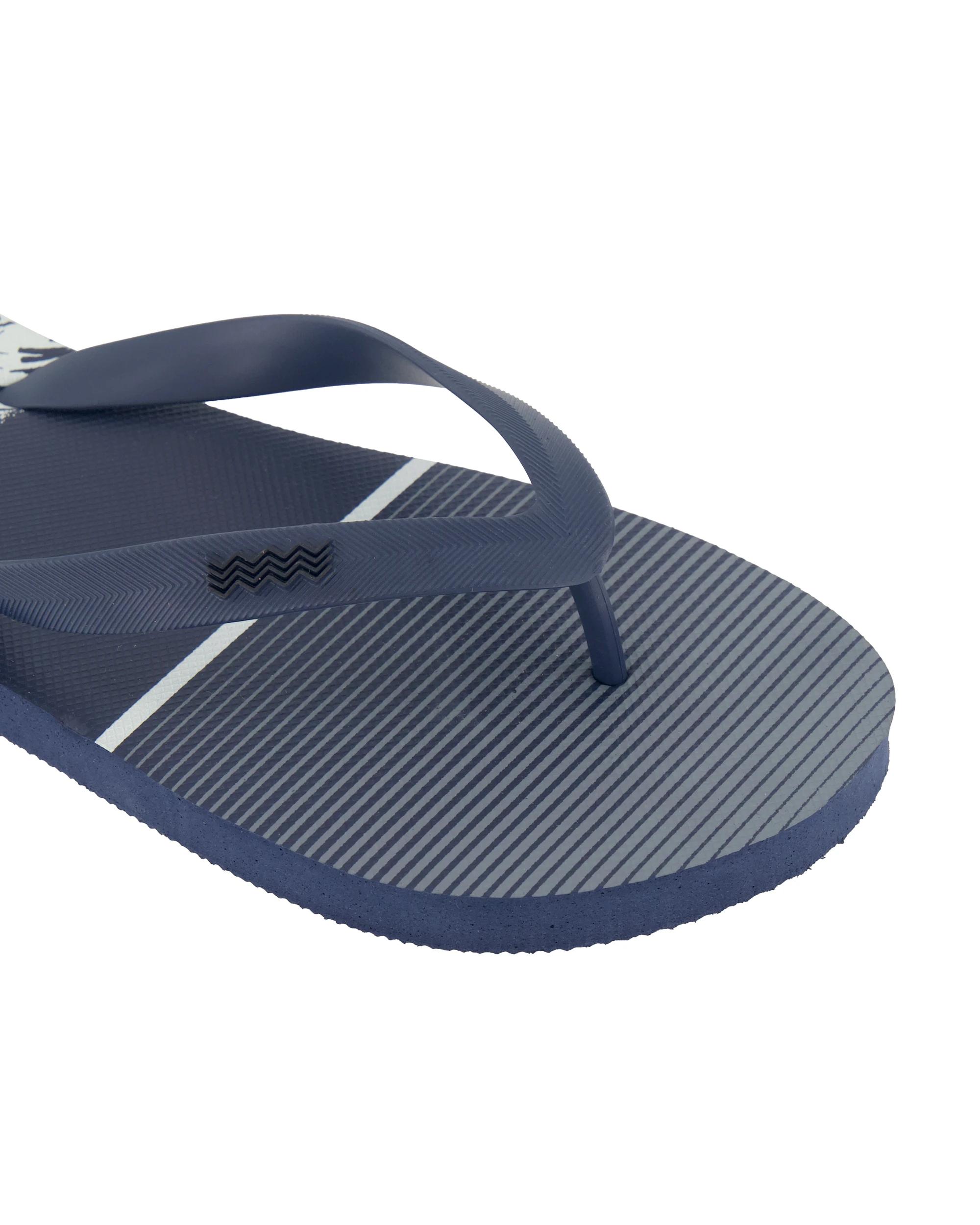 3 Printed Thongs Navy Waves, 3 of 3