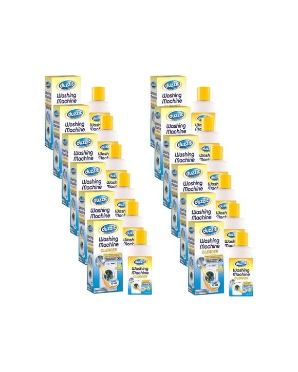 Duzzit 12PK Liquid Washing Machine Cleaner Lemon 250ml - Yellow