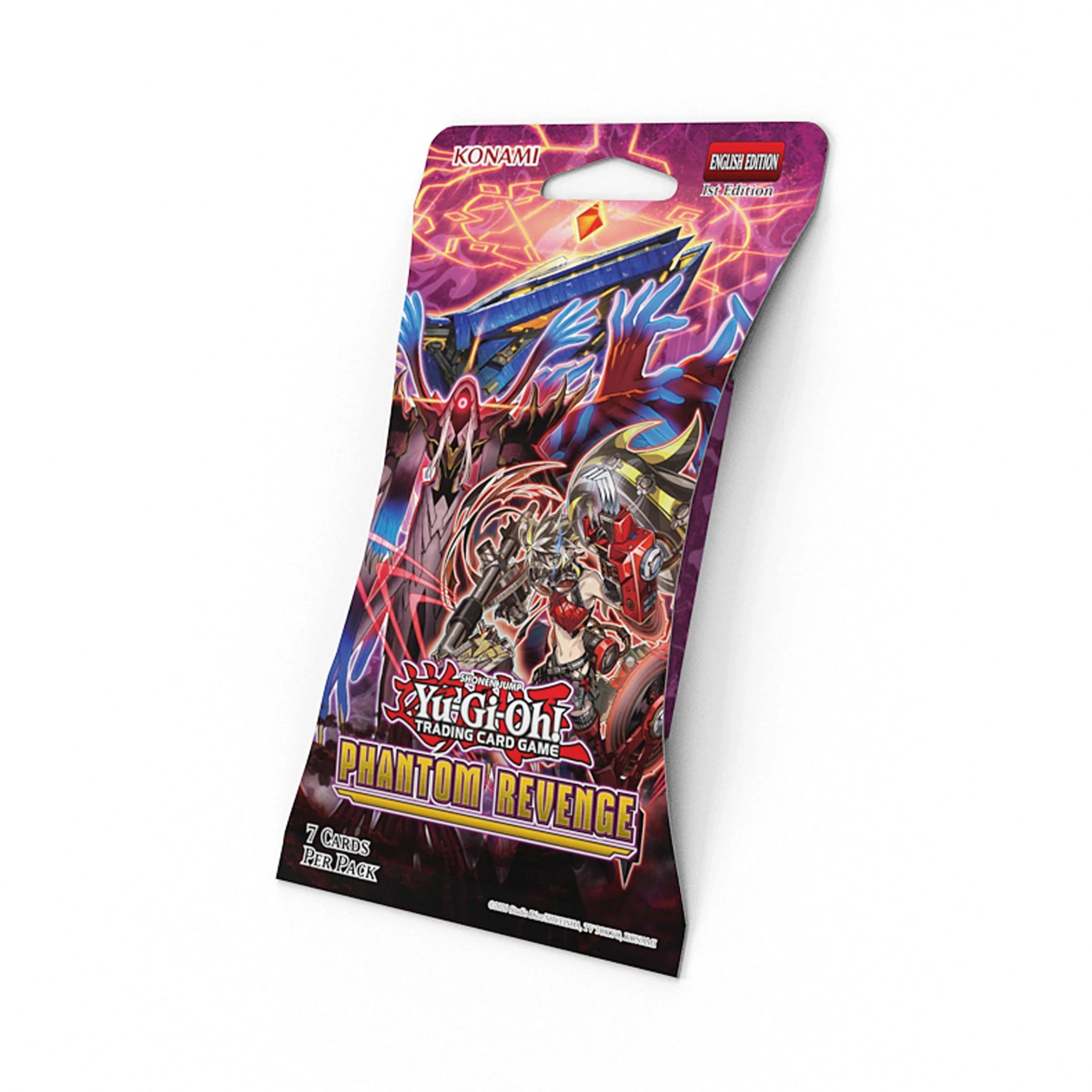 4 Yu-Gi-Oh! TCG Phantom Revenge 7 x Card Blister - Assorted - Multi, 4 of 5