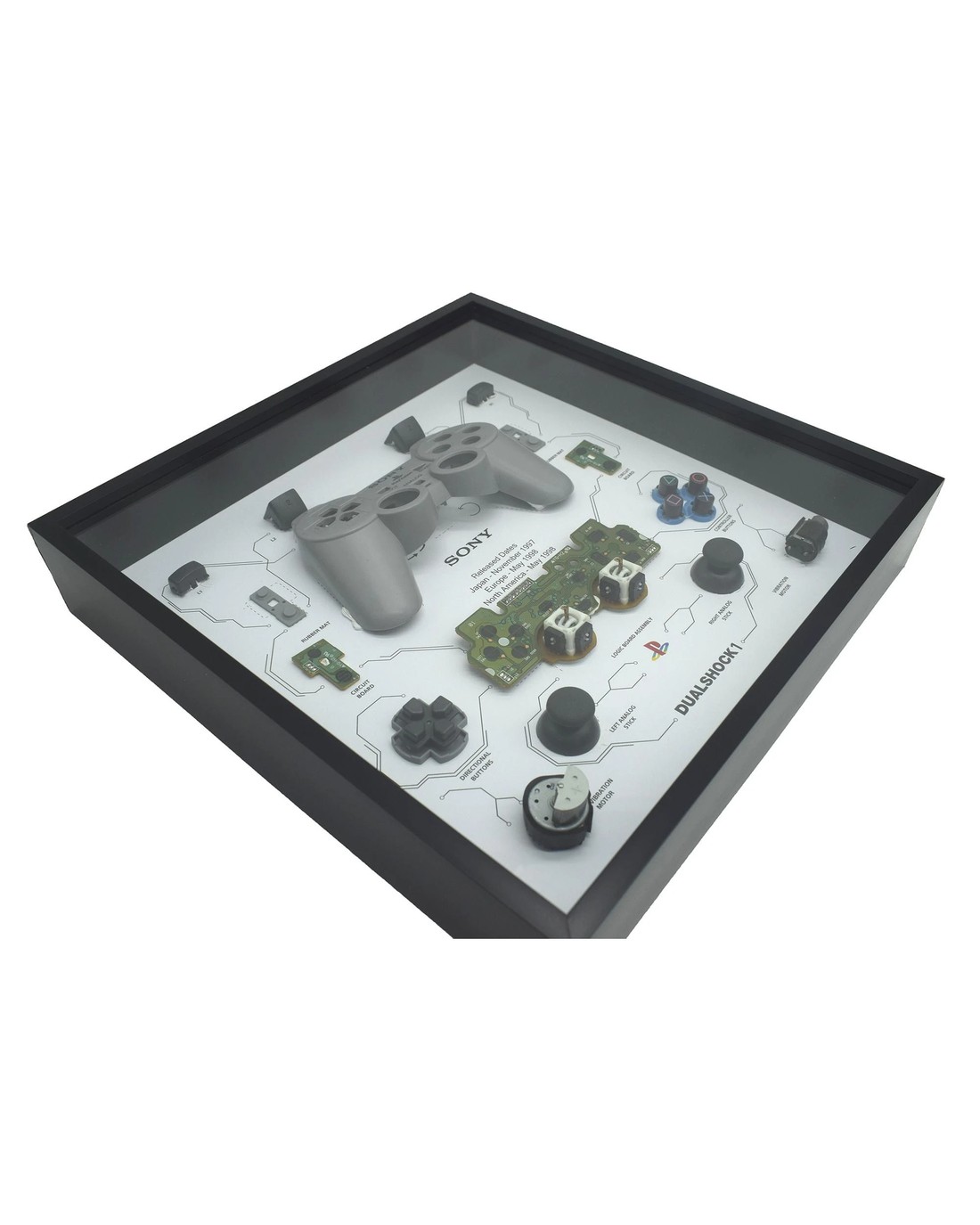 Retro Sony PS1 Dual Shock 1 Controller Display Photo Frame - Kmart