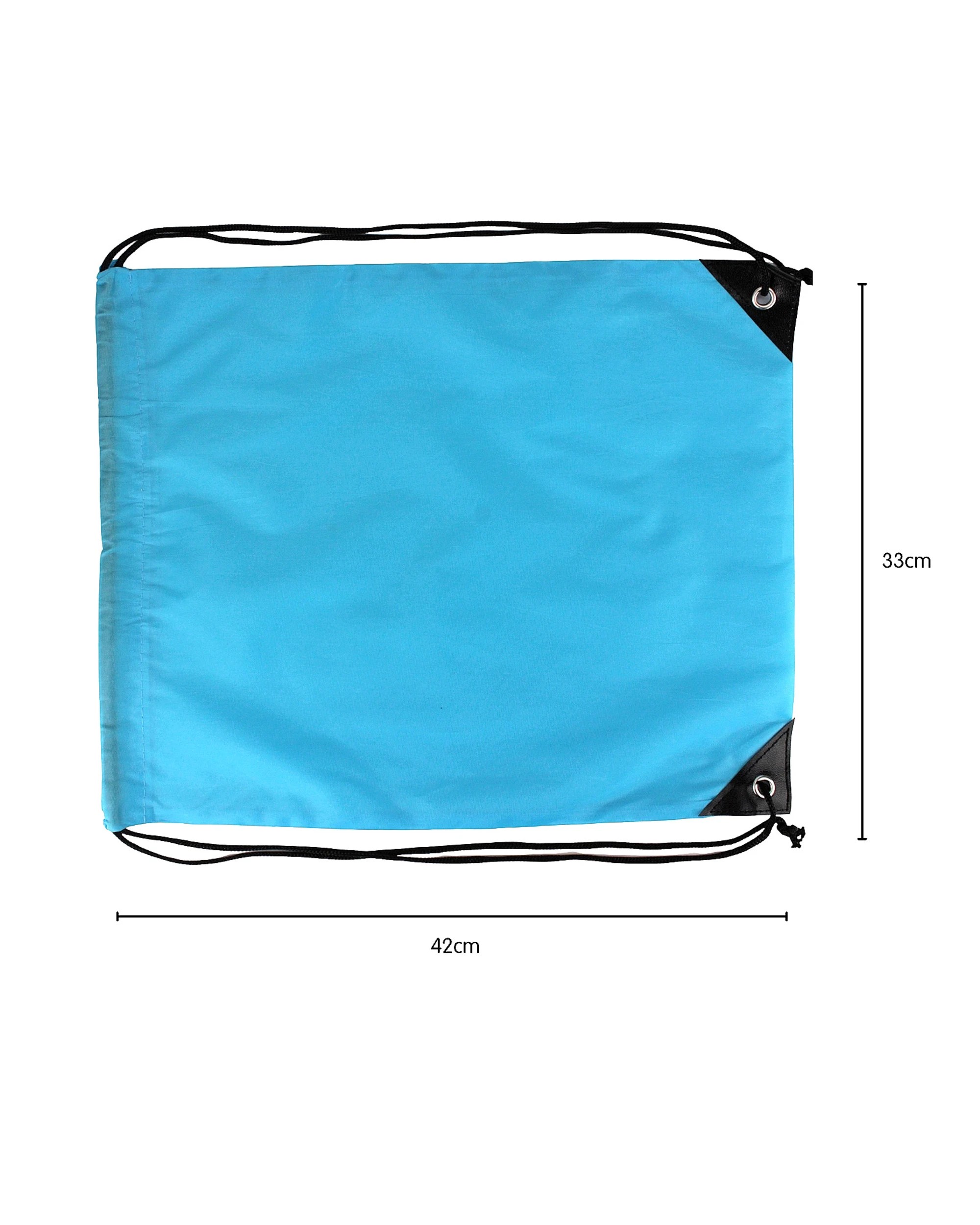 2 Partyrama Light Drawstring Bags Pack of 6 - Blue, 2 of 3