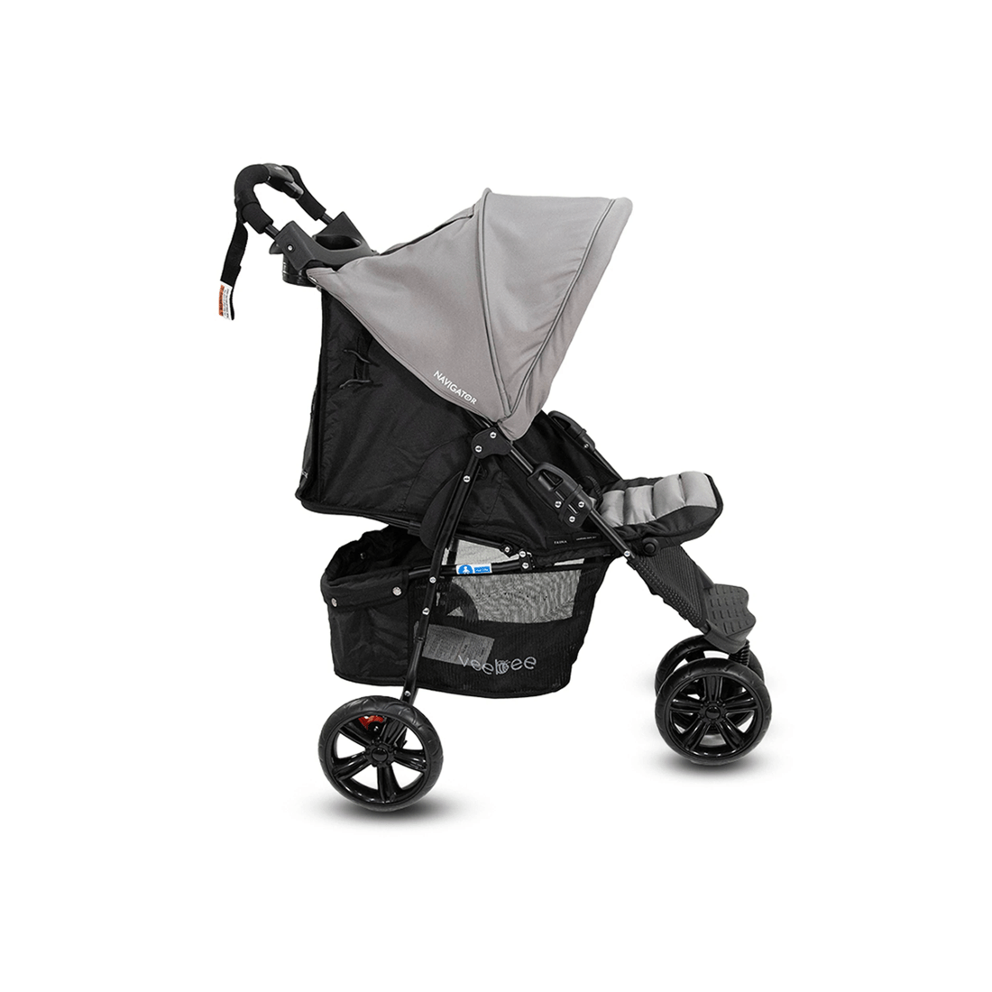 9 Vee Bee Navigator Foldable Stroller Pram Suitable From Birth Fauna 100cm
 - Grey, 9 of 9