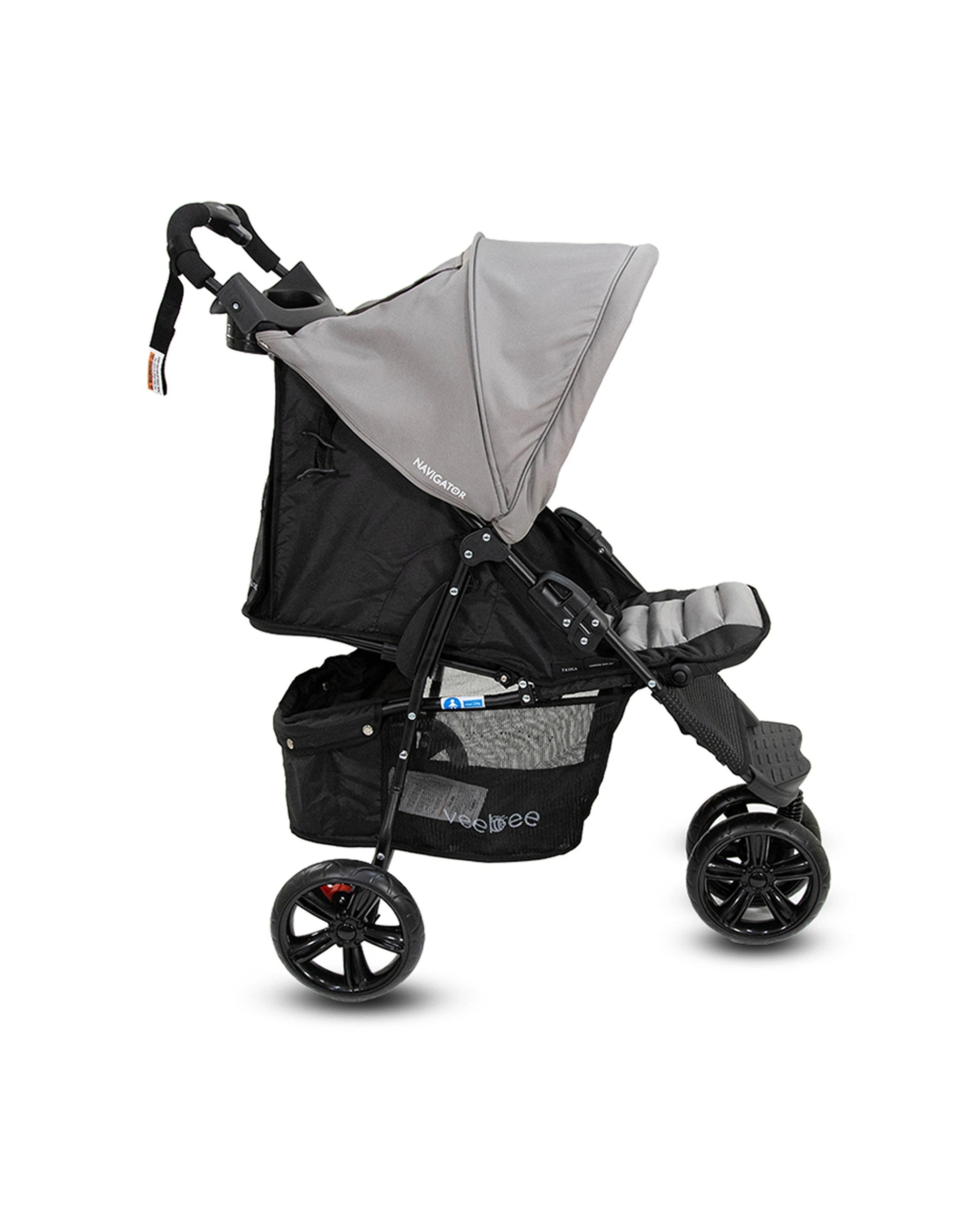 9 Vee Bee Navigator Foldable Stroller Pram Suitable From Birth Fauna 100cm
 - Grey, 9 of 9