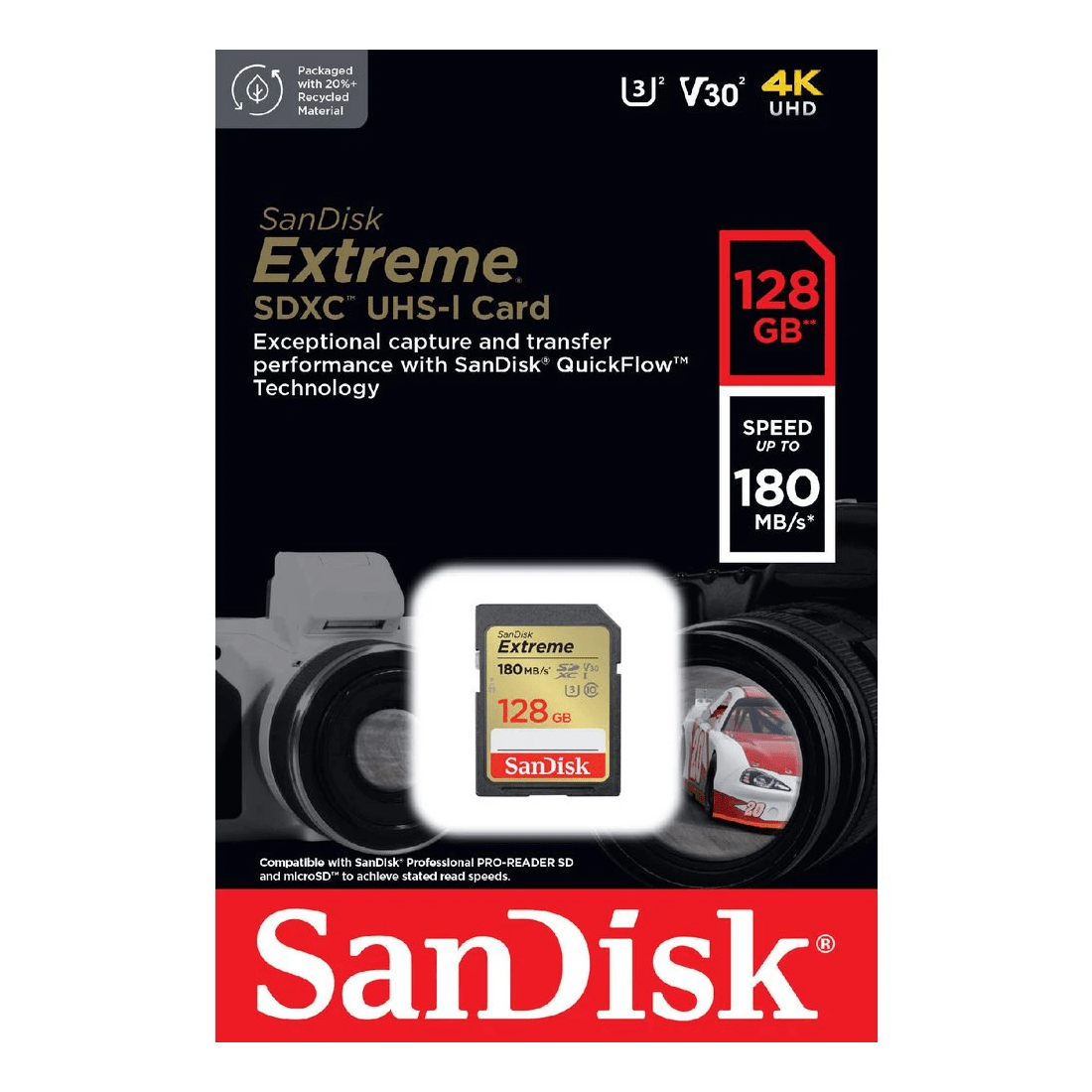 2 SanDisk 128GB Extreme SDXC Memory Card, 2 of 3