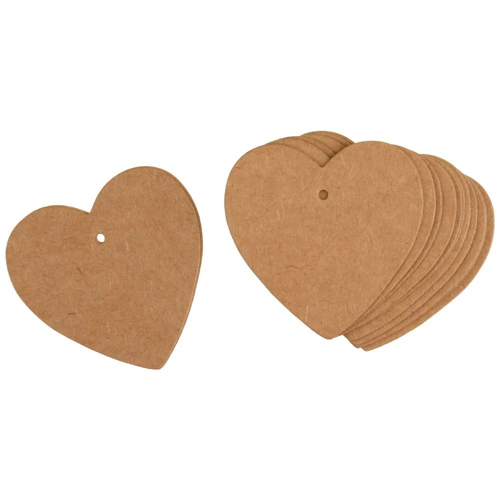 2 Born Kraft Heart Tags 20 Pack, 2 of 2