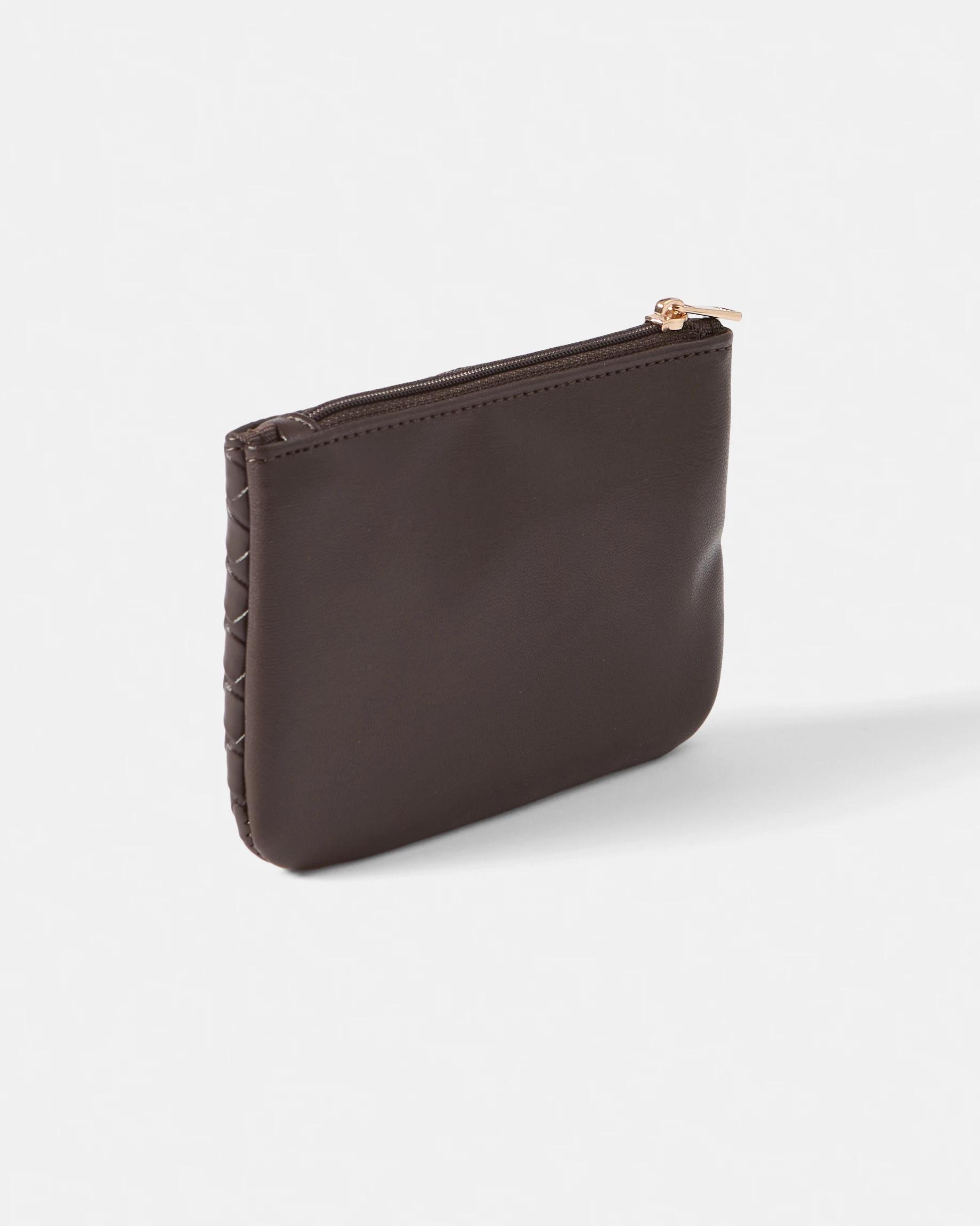 3 Weave Coin Purse Deep Fudge, 3 of 4