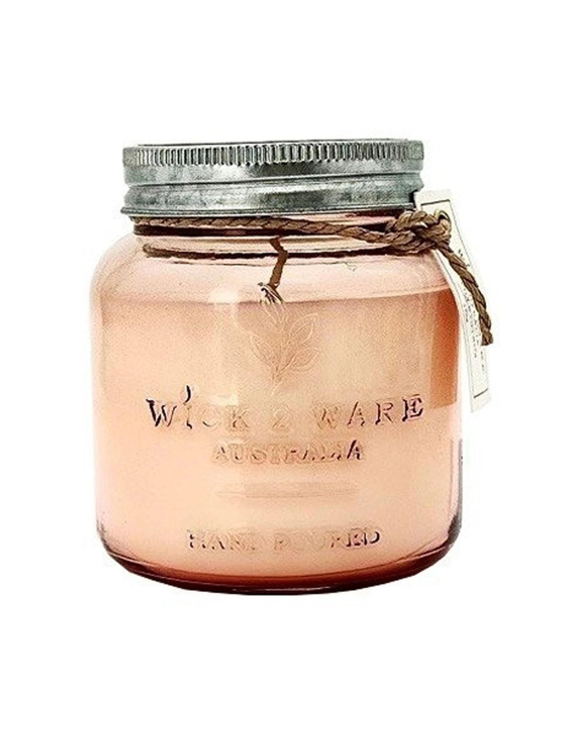 1 Wick2Ware Hand Poured Soy Candle Home Fragrance Sevile Citrus 270g - Pink, 1 of 1