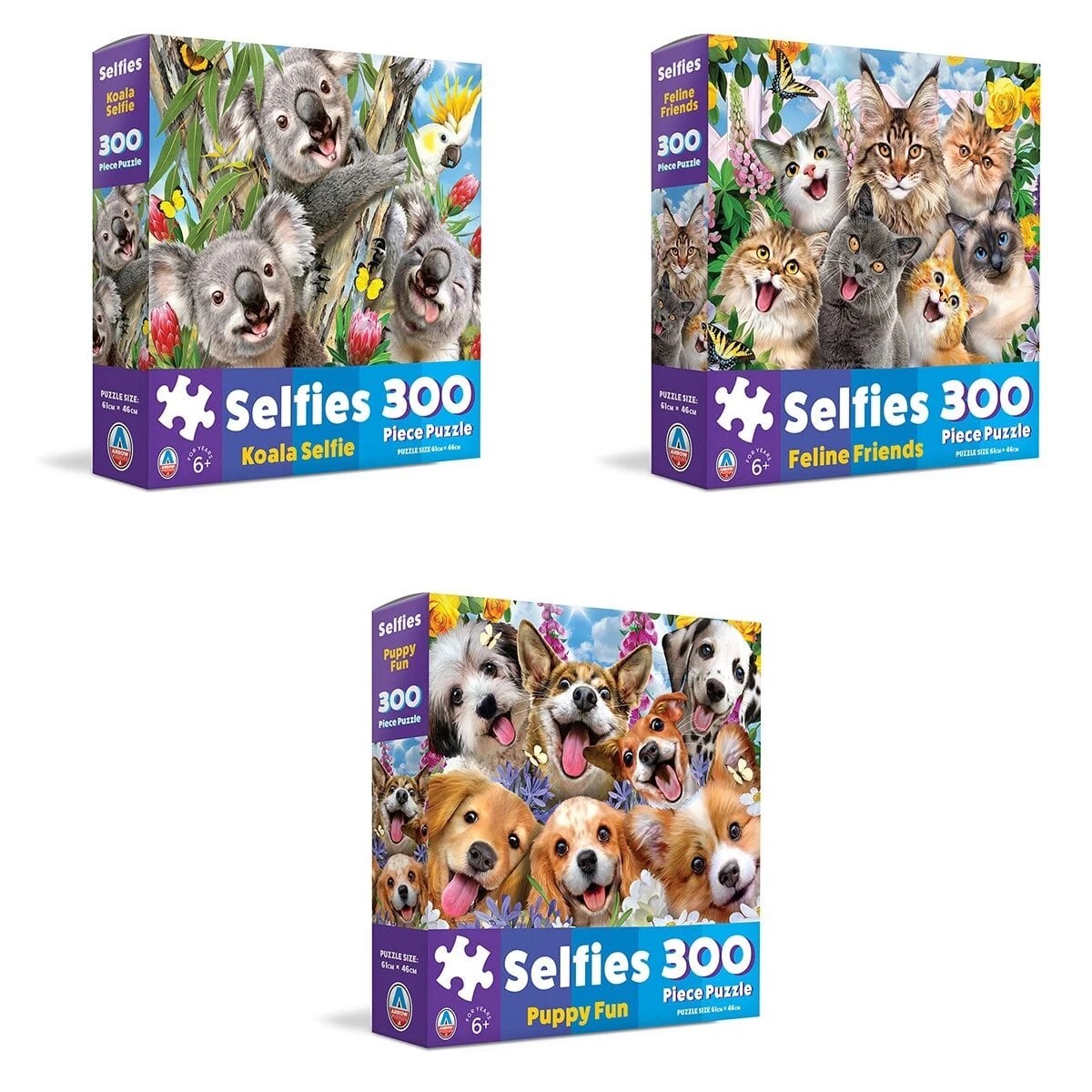 1 300 Piece Selfies Puzzle - Assorted, 1 of 5