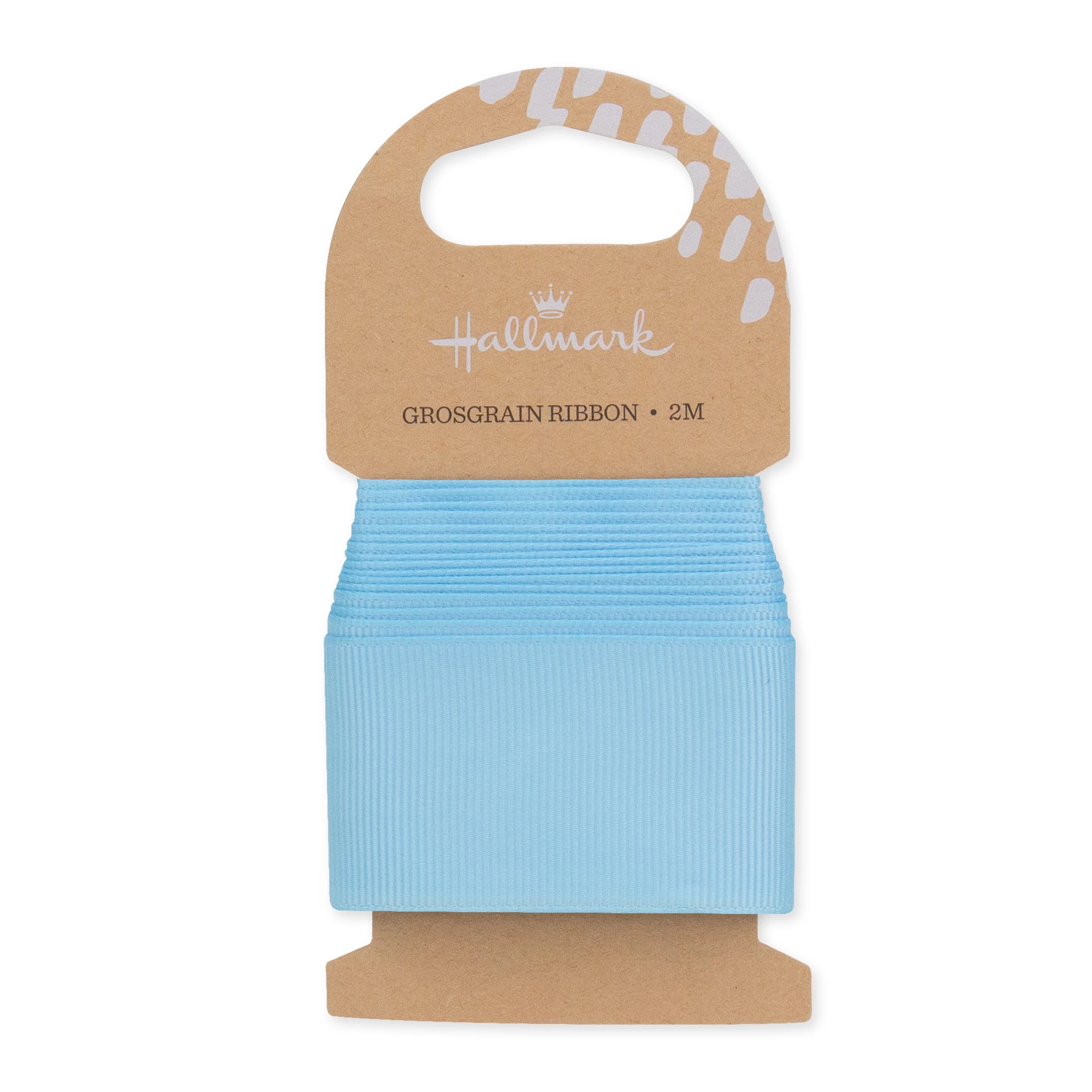 1 2m Hallmark Grosgrain Wide Ribbon - Baby Blue, 1 of 3