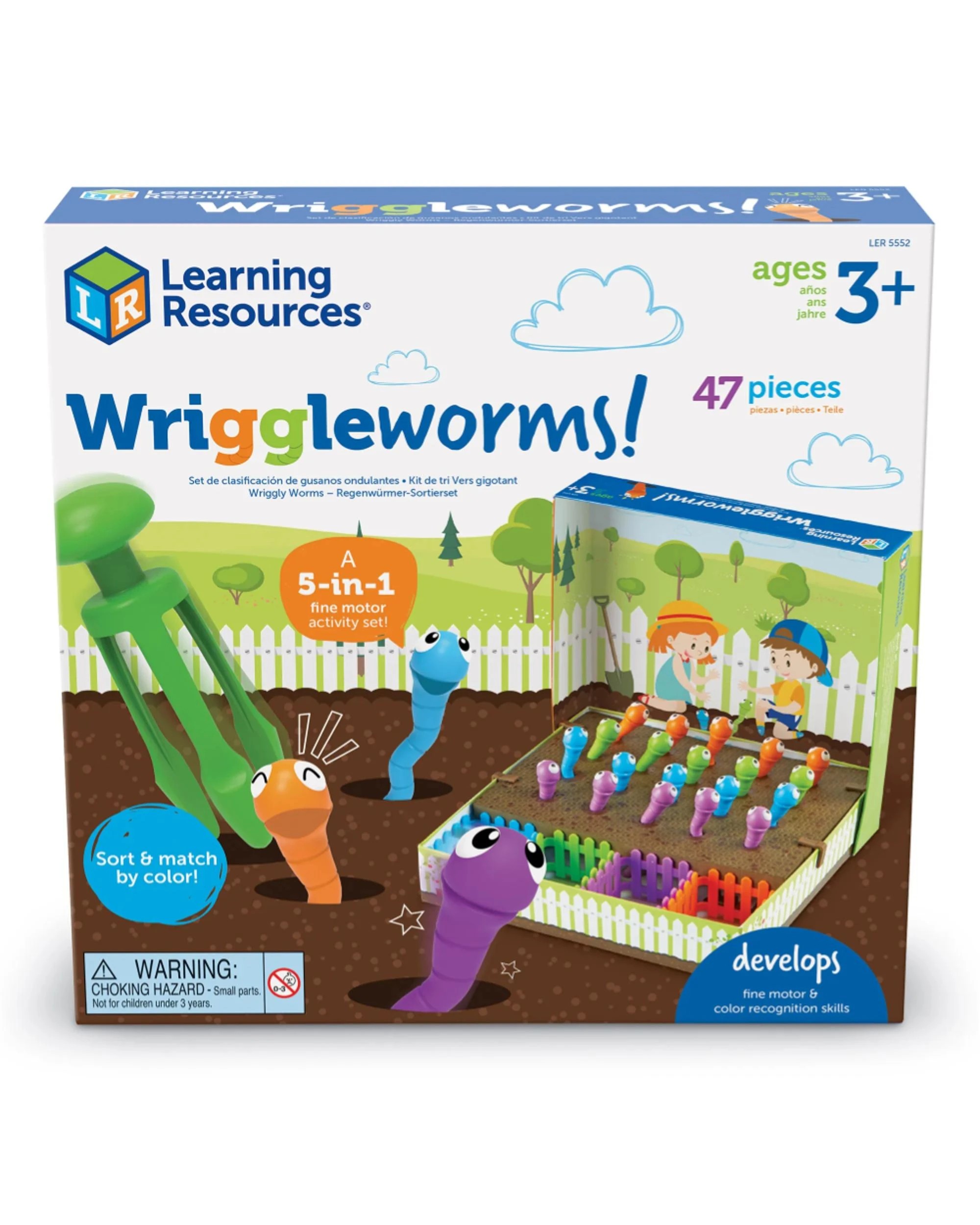 1 Learning Resources Wriggleworms! Fine Motor Activity Set, 1 of 4