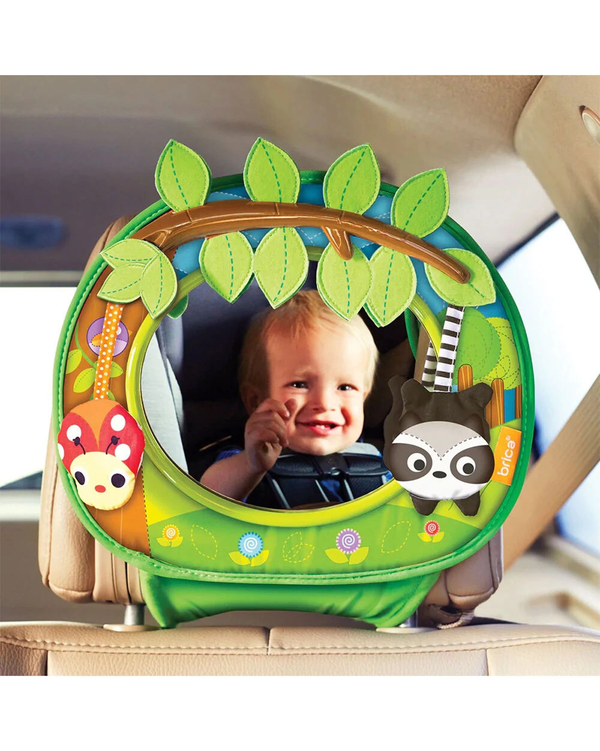 2 Munchkin Brica Swing Baby In Sight Baby Car Headrest Mirror Toy Baby Safety - Multi, 2 of 3