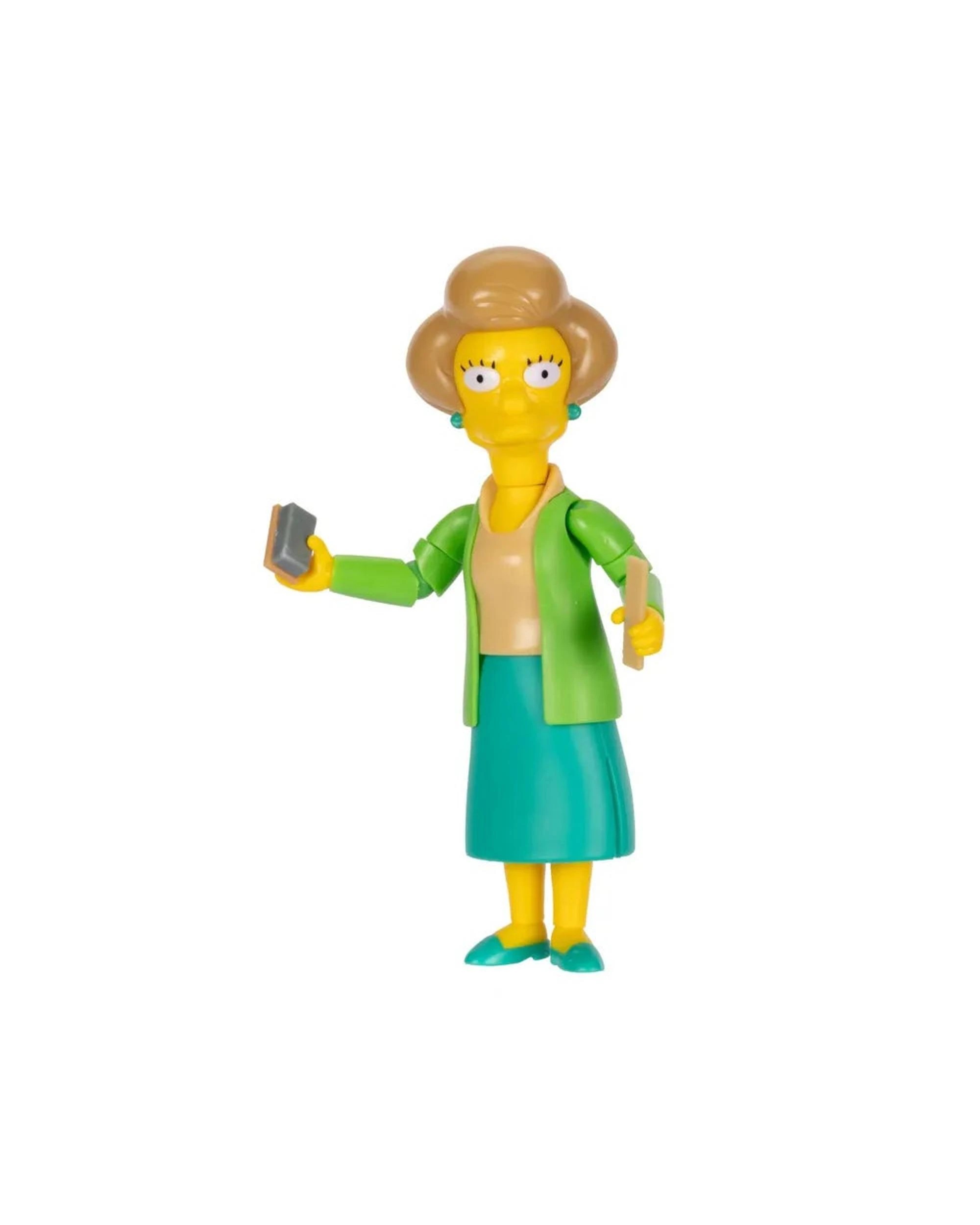 2 The Simpsons Wave 5 Edna Krabappel 5 inch Scale Figure, 2 of 7