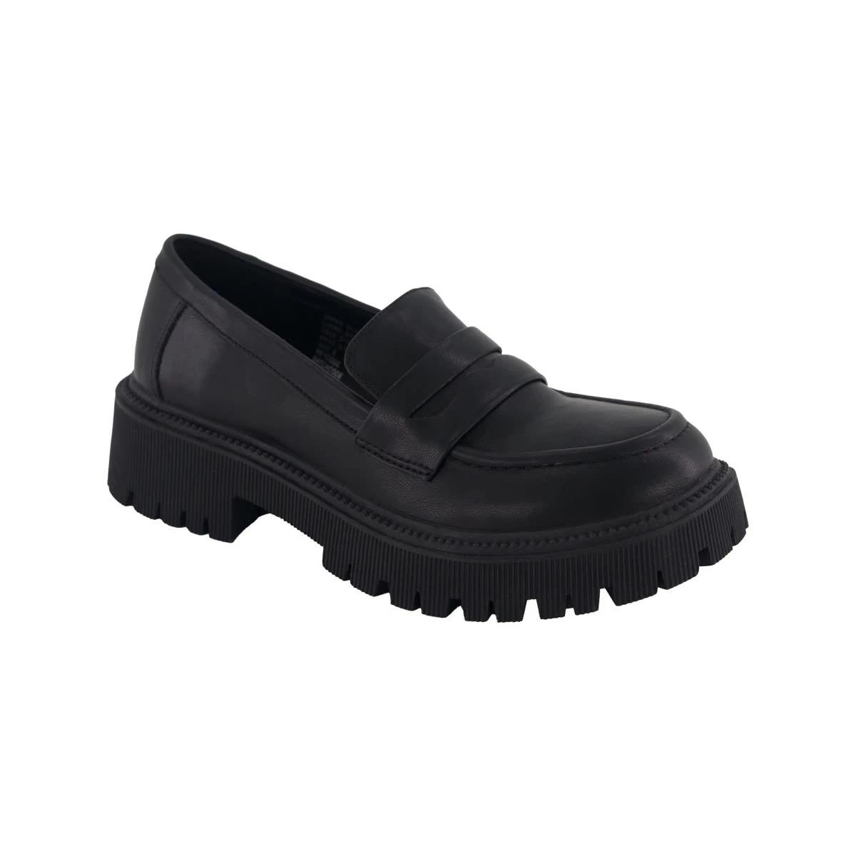1 Saddle Chunky Loafers Black, 1 of 5