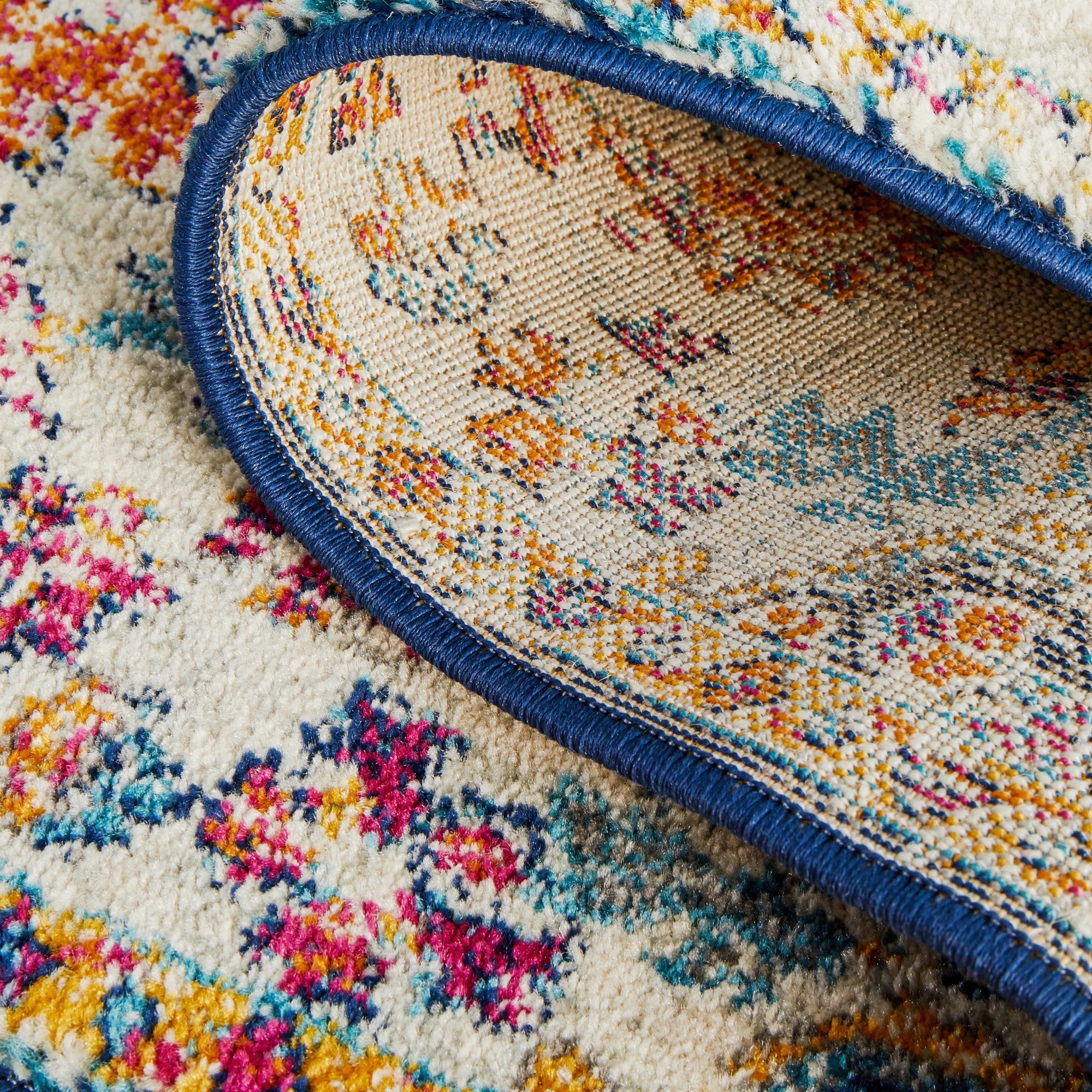 9 Common Ground Rugs Encore 254 500x80cm - Extra Large Runner Rug - White, 9 of 9