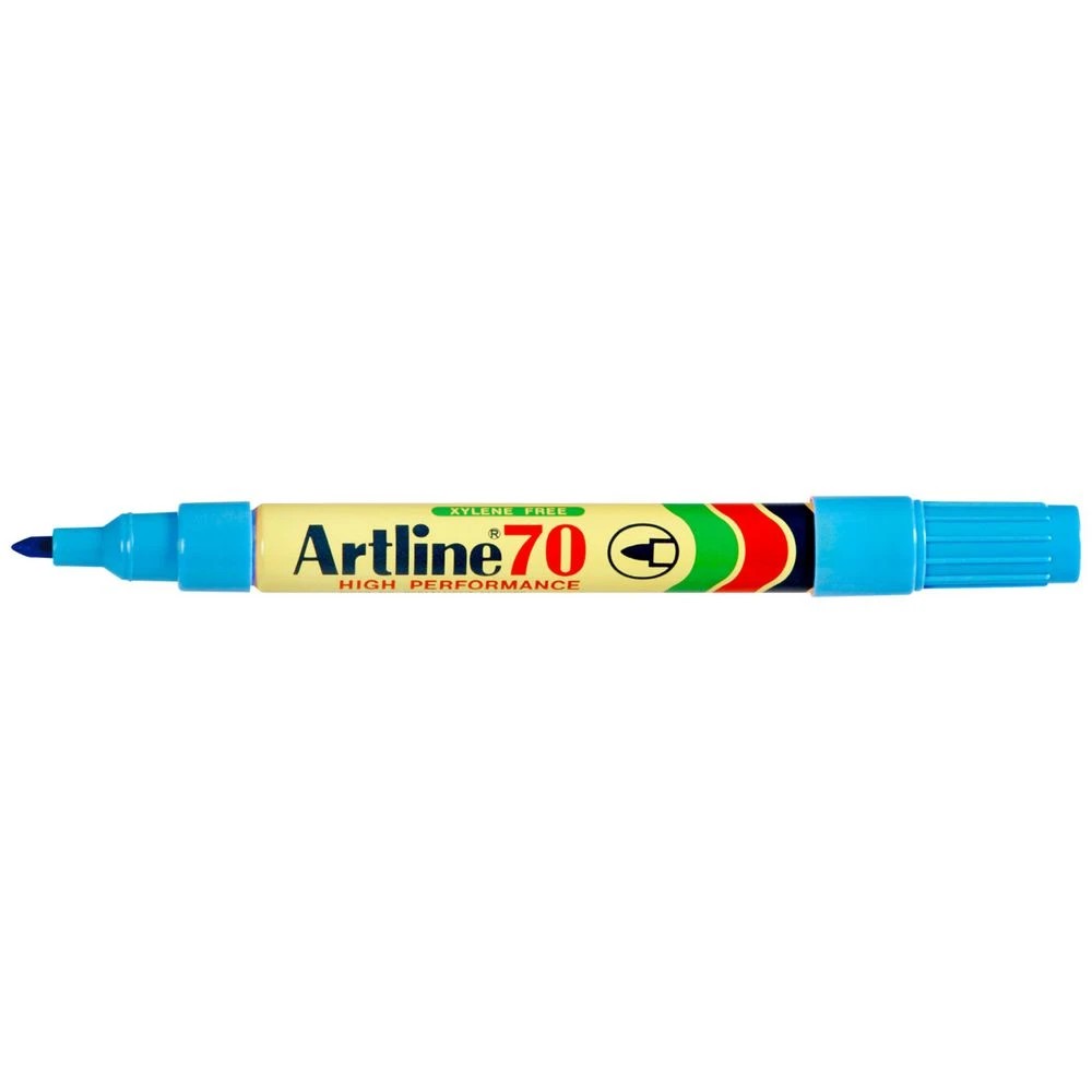 1 Artline 70 Permanent Marker Light Blue, 1 of 2