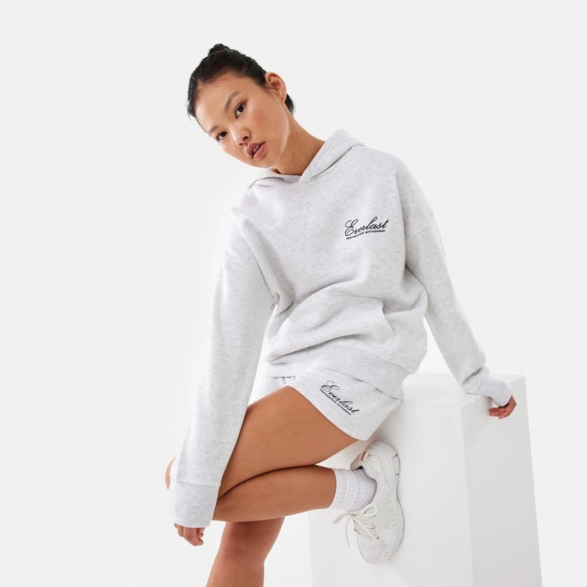 9 Everlast Womens New Core Hoodie White Marl, 9 of 10