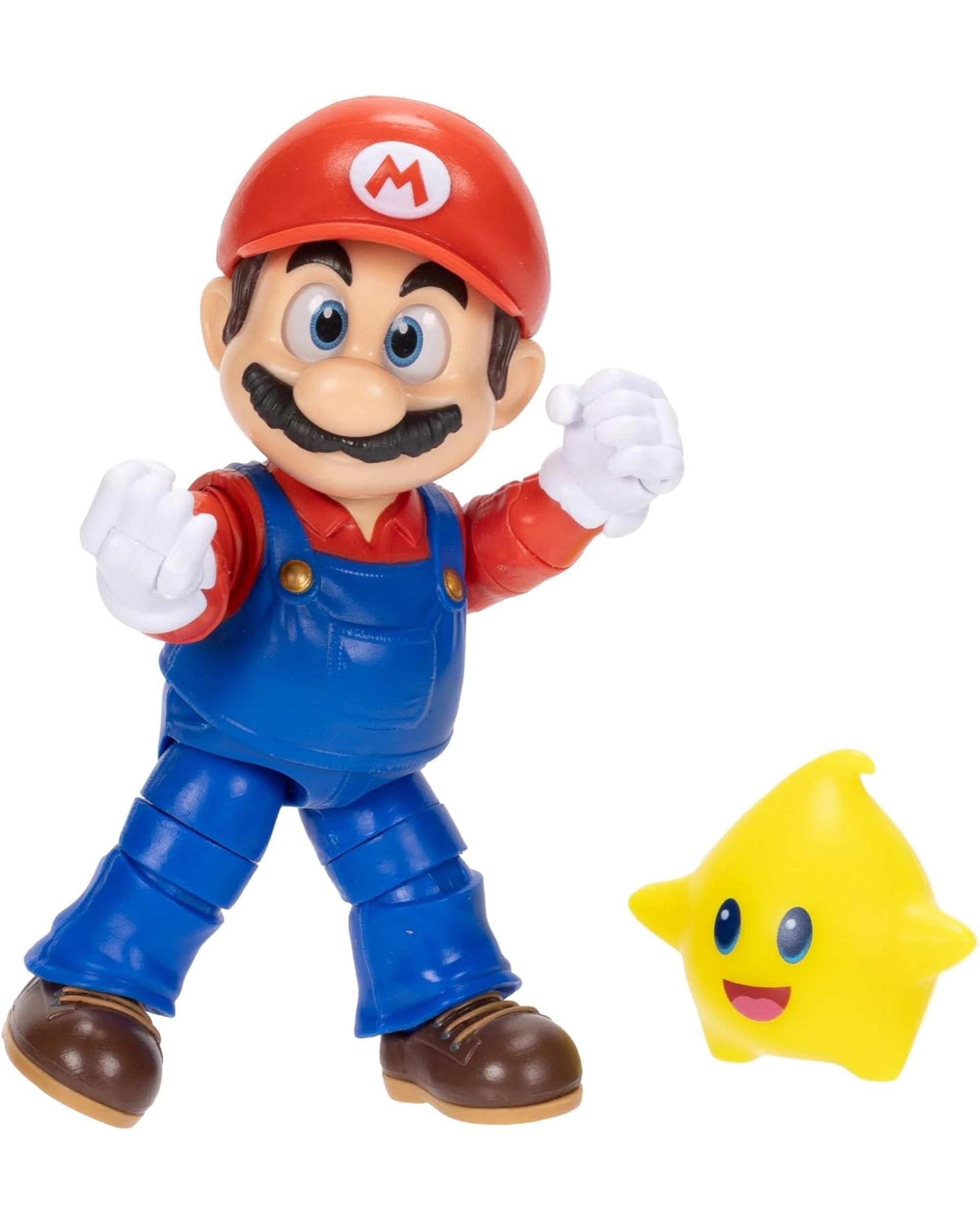 6 Super Mario Galaxy Movie Mario with Luma 5 inch Figure, 6 of 10