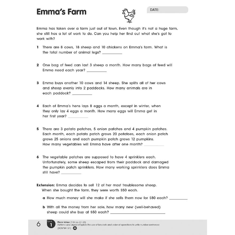 3 Nelson Maths Australian Curriculum Student Book 6, 3 of 4