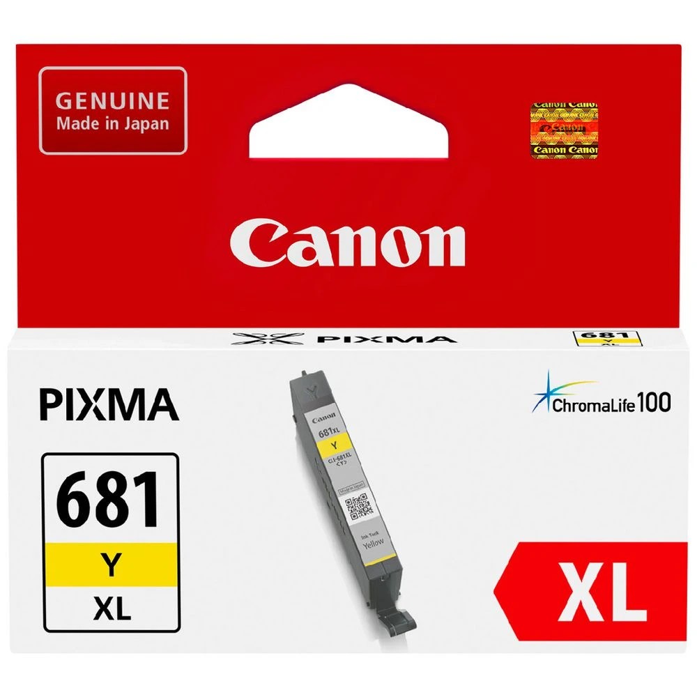 1 Canon CLI 681XL Ink Cartridge Yellow, 1 of 4