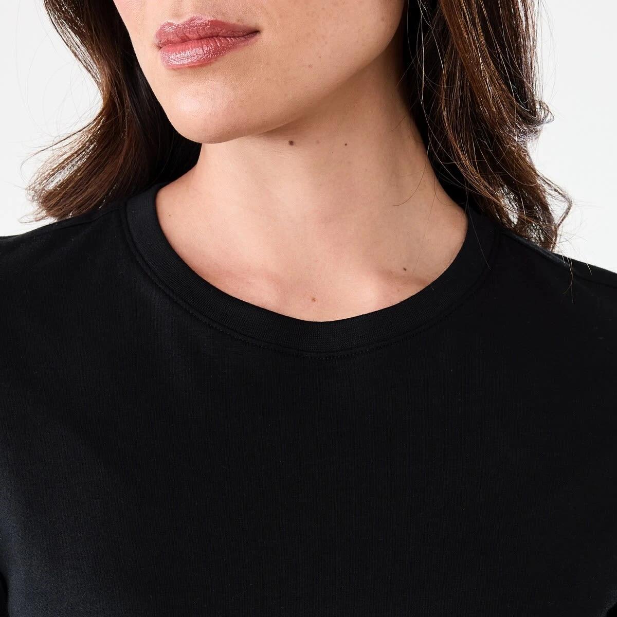 5 Short Sleeve Australian Cotton T-shirt BLACK, 5 of 5