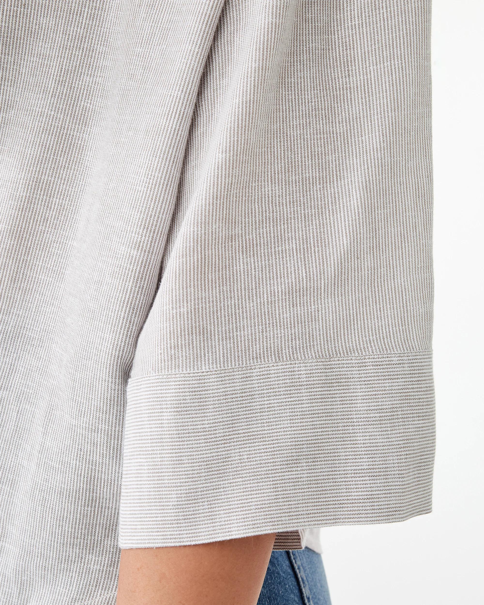 7 Long Sleeve V-Neck Dolman Shirt Dune B, 7 of 8