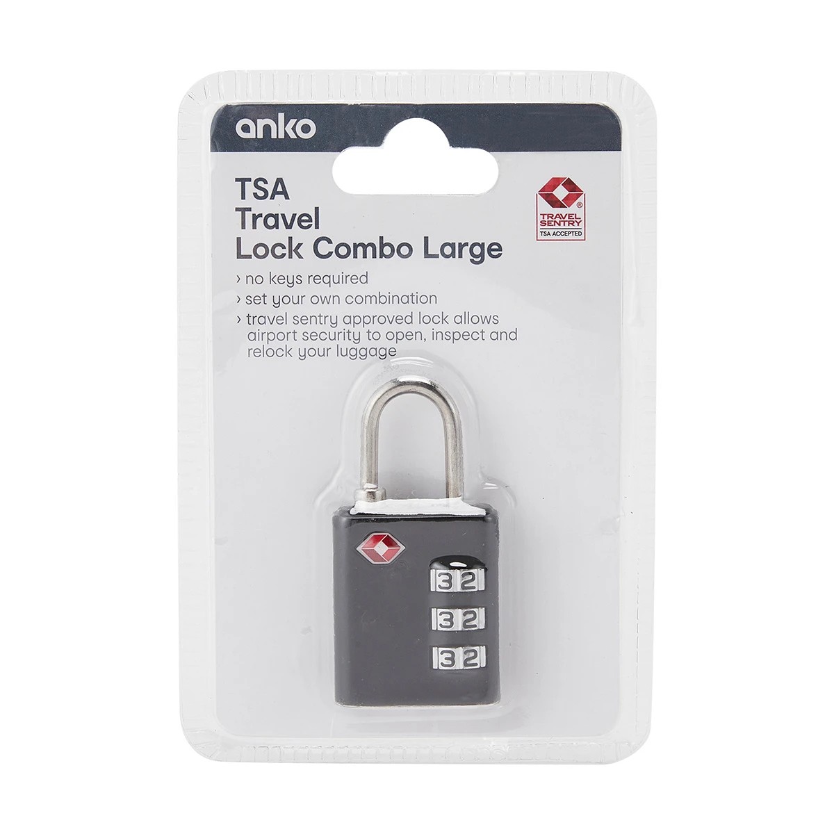 6 TSA Travel Lock Combo - Large, 6 of 6