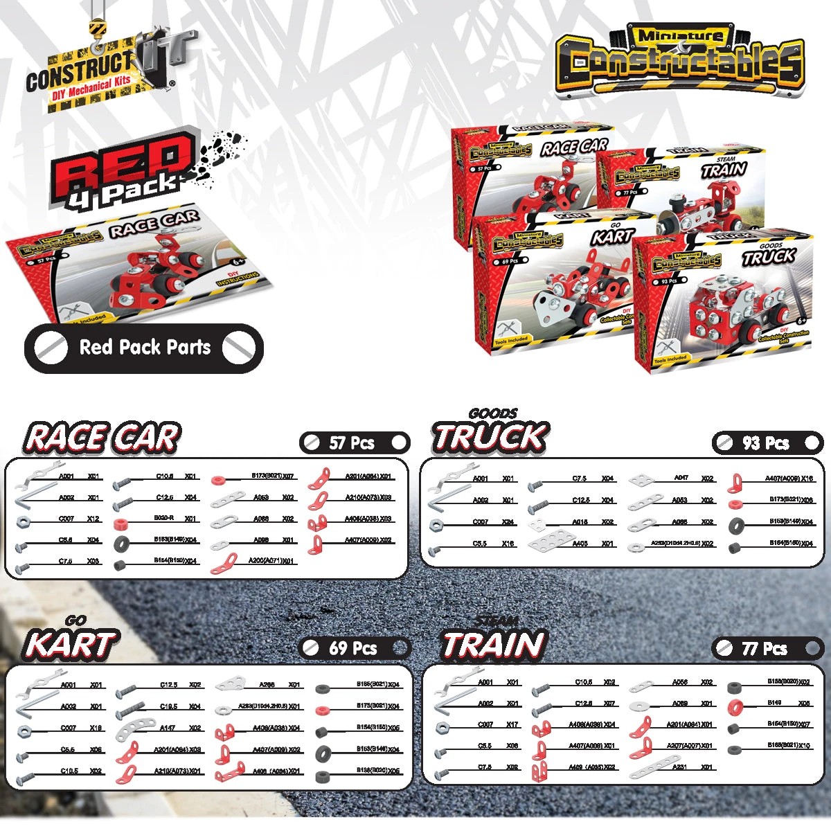5 Construct-It Constructables Red Pack, 5 of 7