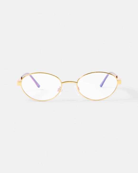 Metal Oval Blue Light Glasses